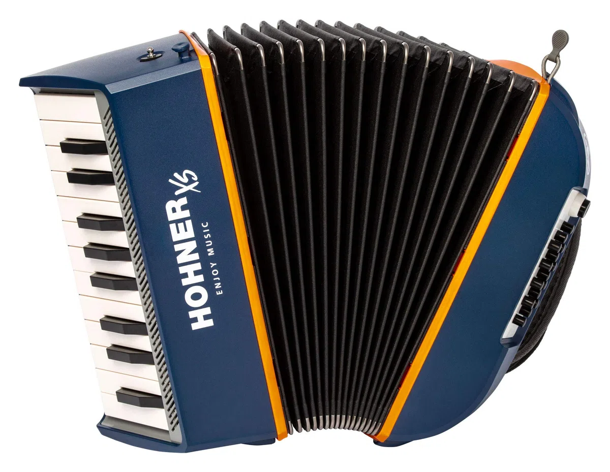 Hohner XS Kinder-Akkordeon blau-orange