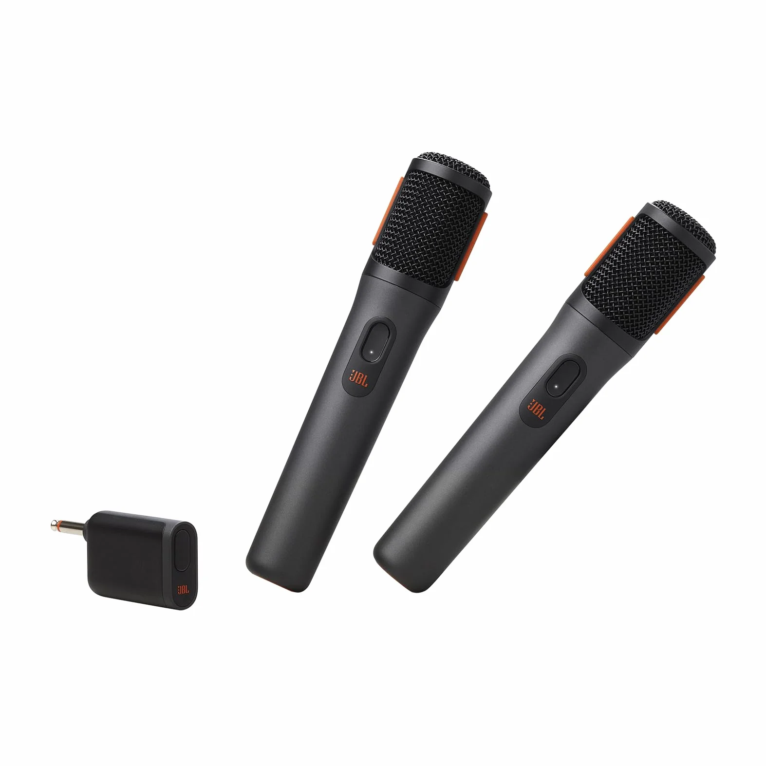 JBL PartyBox Wireless Mic - 2X Digital Wireless Mikrofone, Wiederaufladbarer Akku (20hrs - 700mAh), klare Stimme, knackiger Klang, stabile 2,4-GHz-Verbindung, kompatibel mit Allen