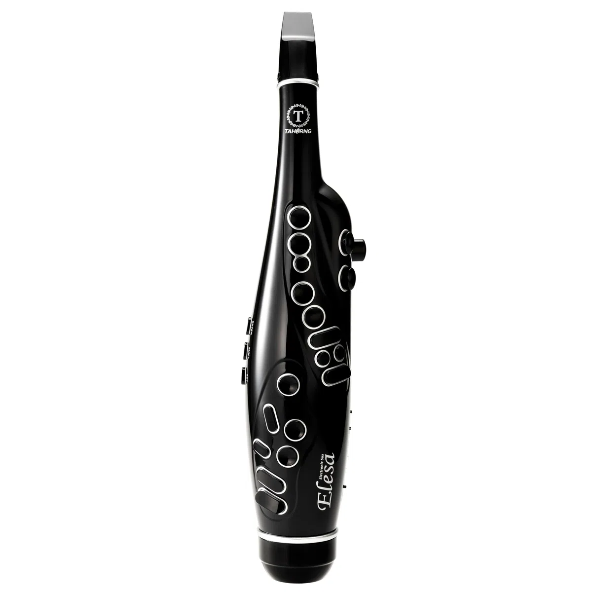 Elesa Elektronisches Saxophon, digitales Blasinstrument, 20 Sounds, eingebauter Lautsprecher, Bluetooth (schwarz)