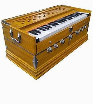 Harmonium 440 Hz, extra hoch, lang, für Yoga, Bhajan, Größe: 55,9 x 30,5 x 25,4 cm