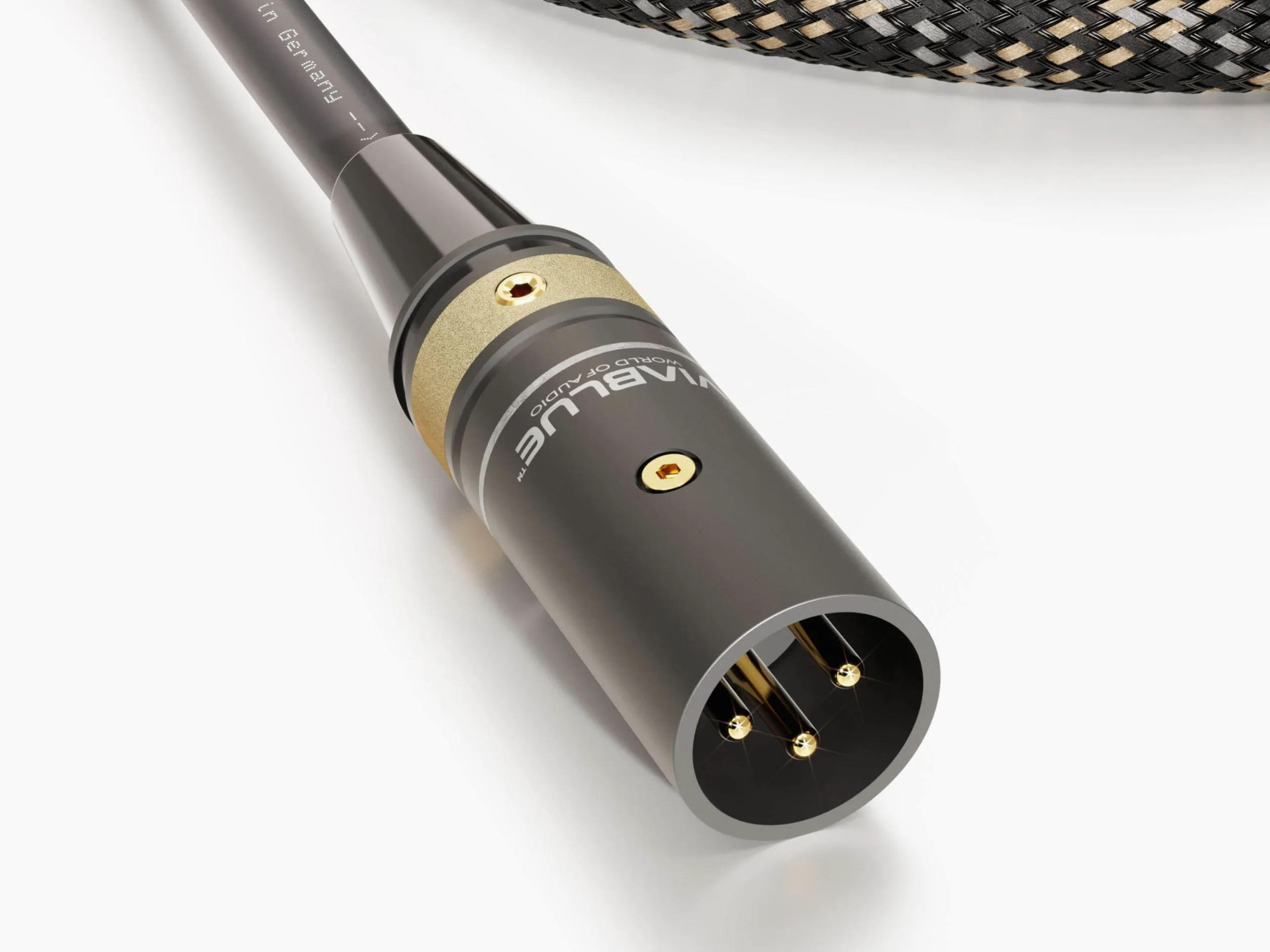 VIABLUE NF-S2 Silver Digital XLR-Kabel * High-End Digitalkabel * 2-Fach Abschirmung, versilbert * OFC Litzen * T6s XLR-Stecker * Ferritfilter * 1 Stück * 50 cm * 0.5 m
