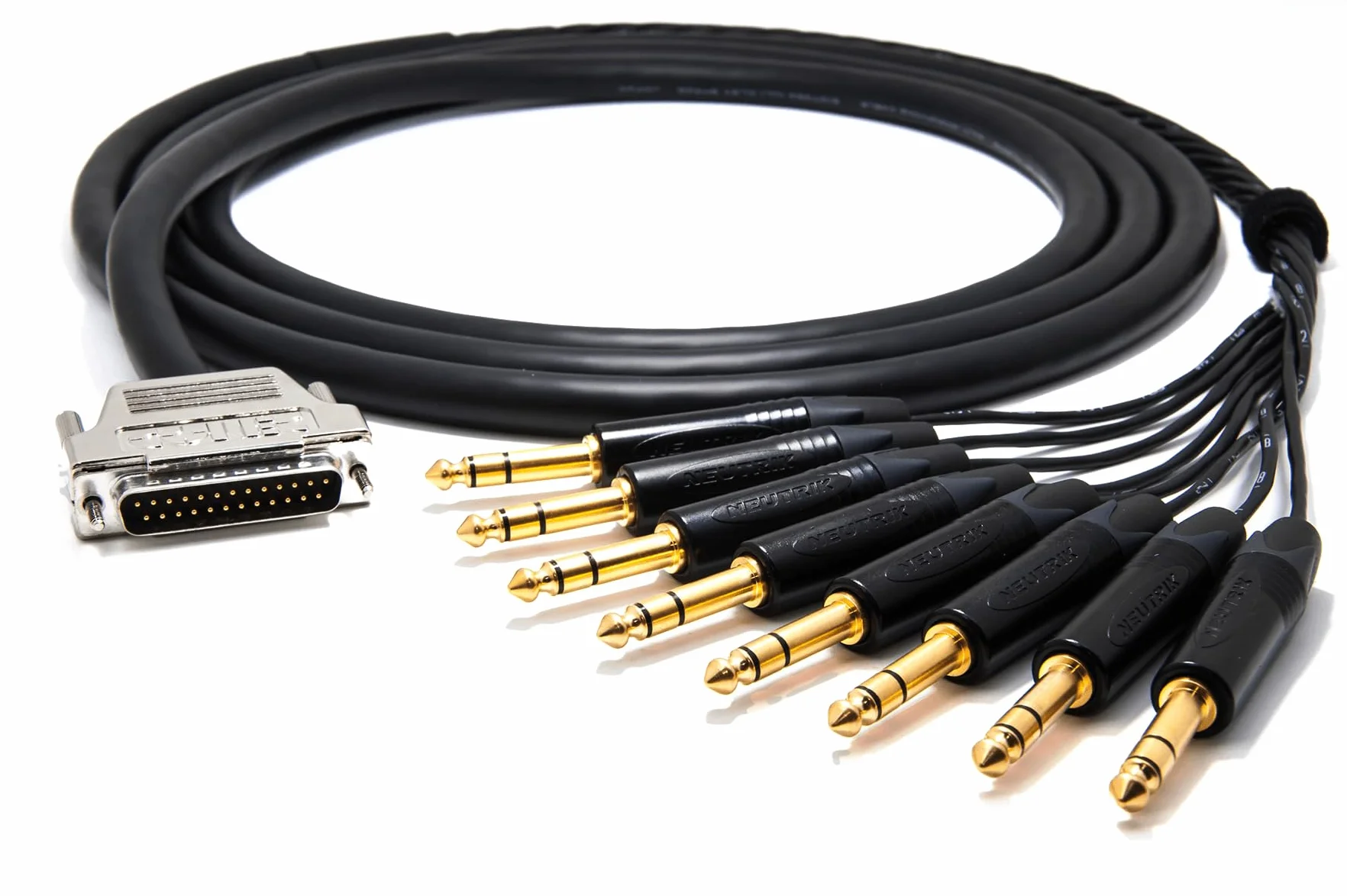 enoaudio Mogami 2932 8 Multicore Analog Kabel Breakout | Gold D-Sub 25 - Neutrik 6,3mm TRS klinke | HiFi, 1,5 m