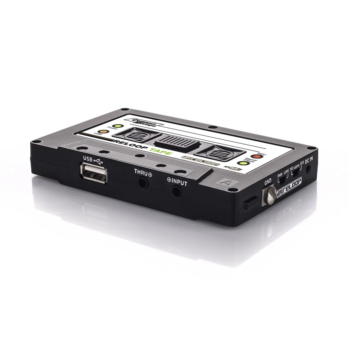 reloop Tape Recorder Encoder zum digitalisieren von Schallplatten und für DJ, schwarz