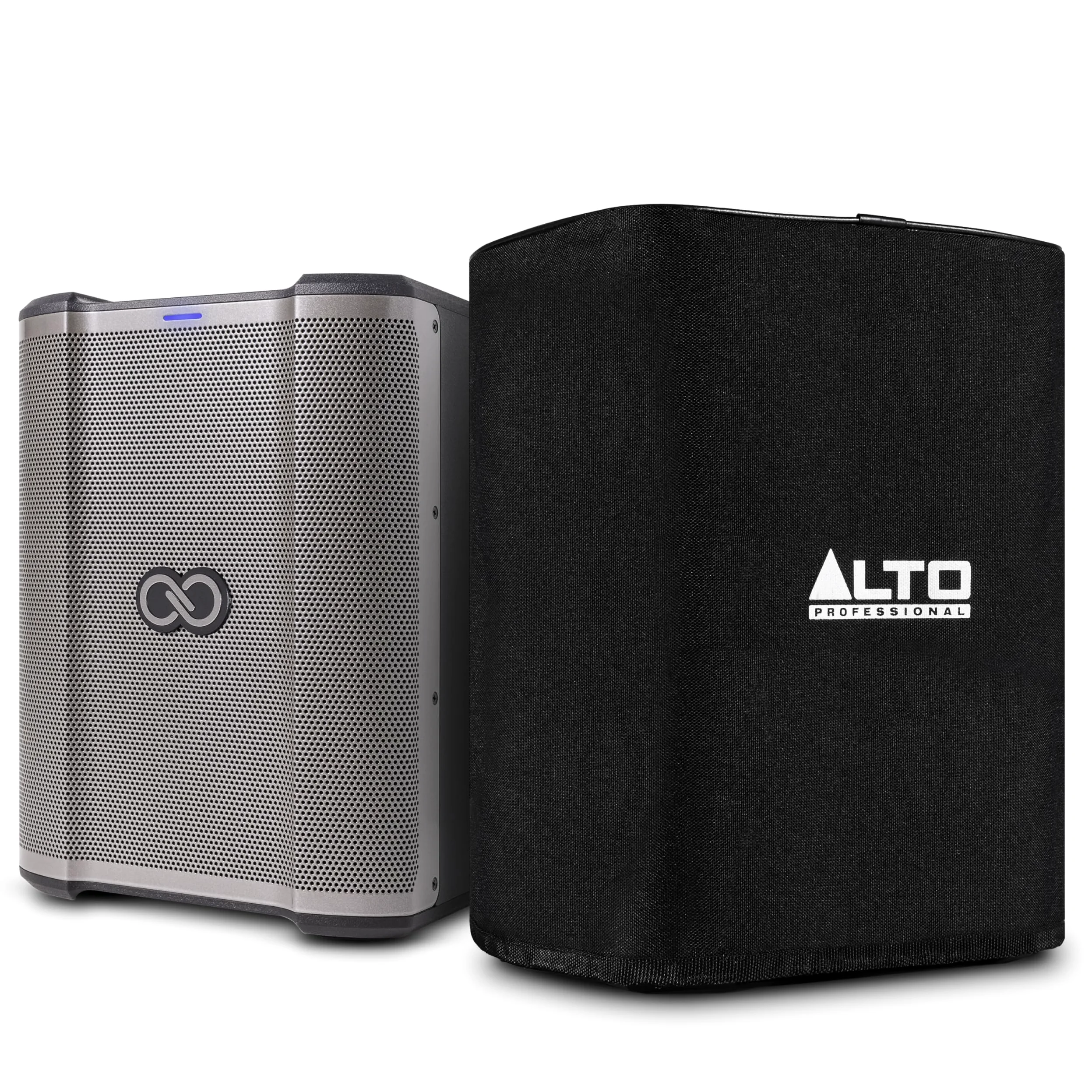ALTO Busker Cover Strapazierfähiges Slip-On-Cover für Busker Powered PA-Lautsprecher mit Haken- und Ösenband