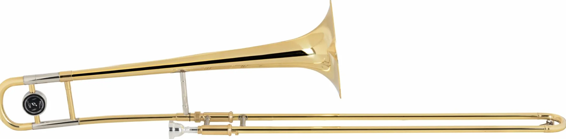 Classic Cantabile TP-12 Tenorposaune - Bb-Stimmung - Korpus-Messing - Finish-klarlackiert, Innenzug-Neusilber, verchromt - Set inkl. Mundstück und Leichtkoffer
