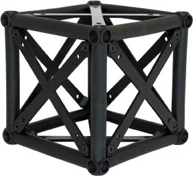 CROWN Truss Traverse Würfel Knoten - super leicht -Schwarz- werkzeuglose Montage