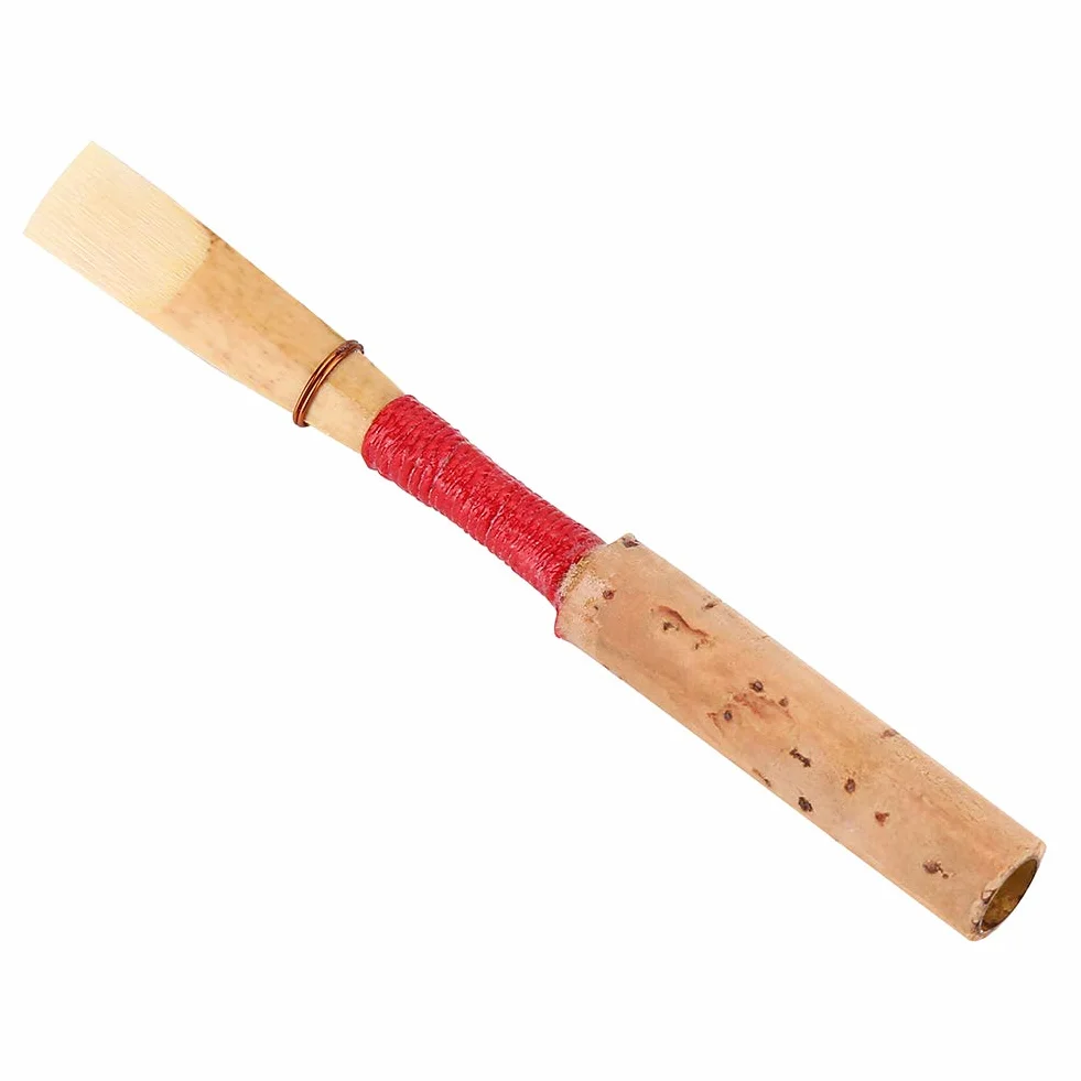 Oboe Mundstück, 5 Stück, Mittelharte Qualität, Schilf Kork, Musikinstrumentenzubehör für Anfänger und Schüler