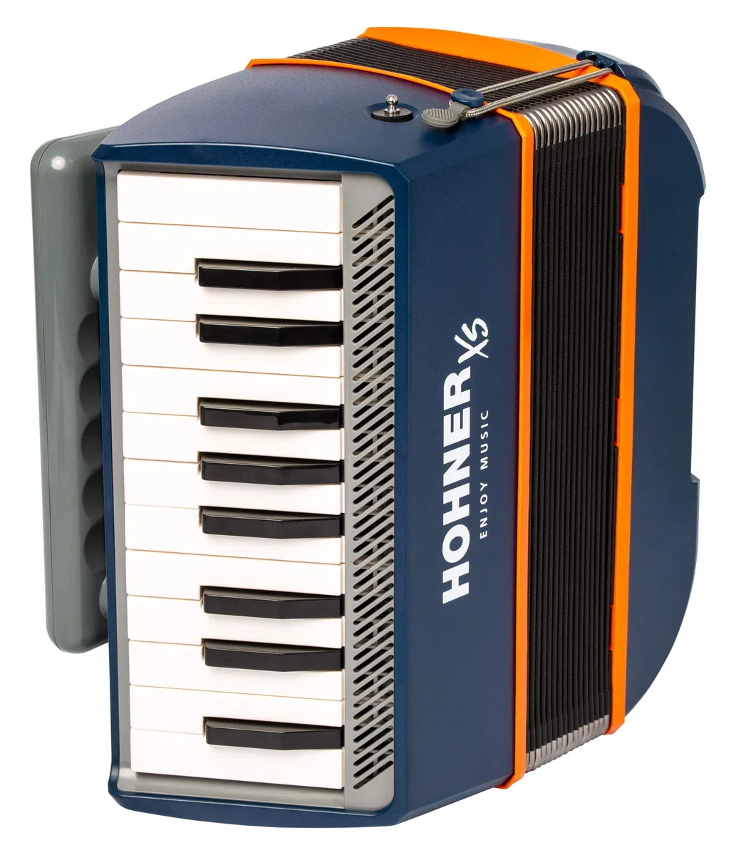 Hohner XS Kinder-Akkordeon blau-orange