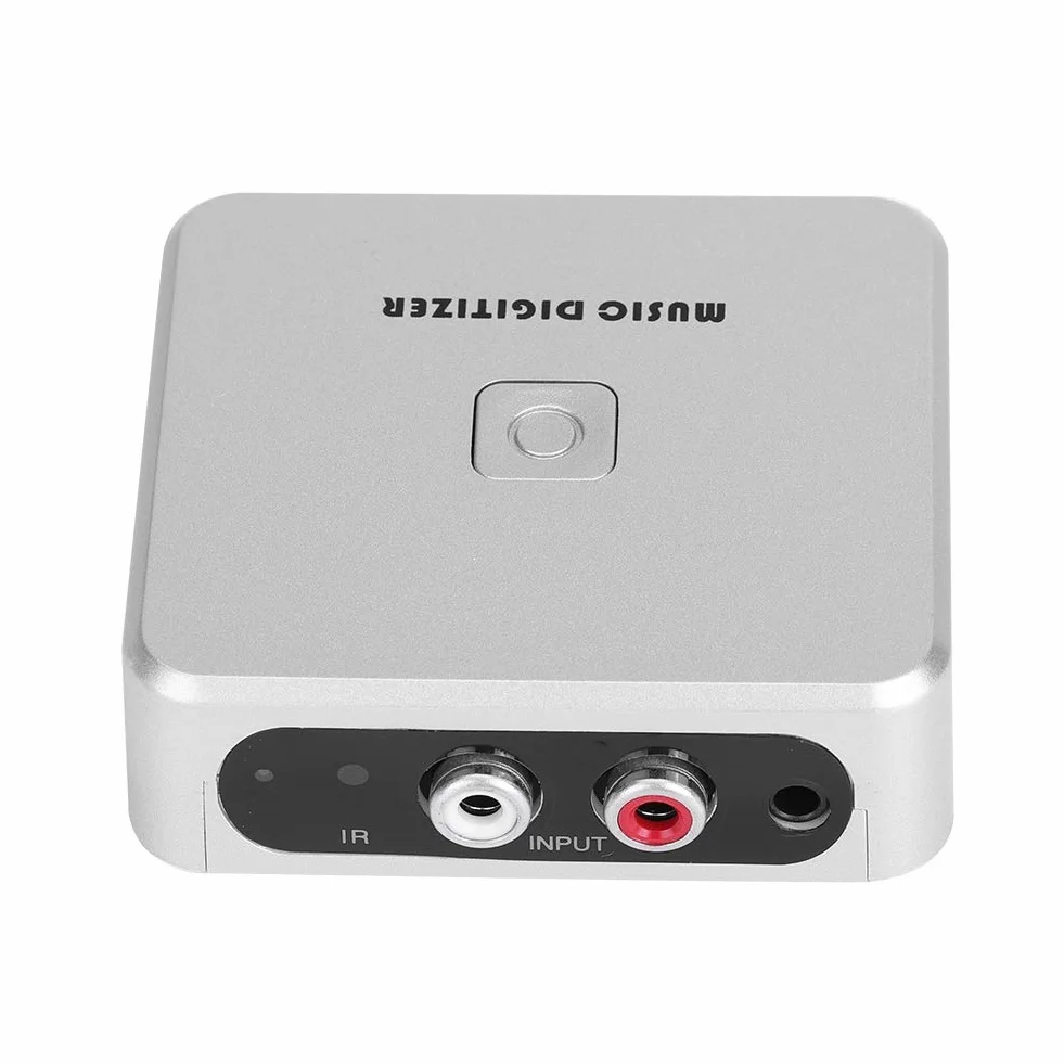 Mugast Musik-Digitalisierer, Mugasto9cbztx2gi, USB-Schnittstelle, Tischhalterung, analoger Audio-zu-MP3-Konverter mit 3,5-mm- und Cinch-Anschlüssen
