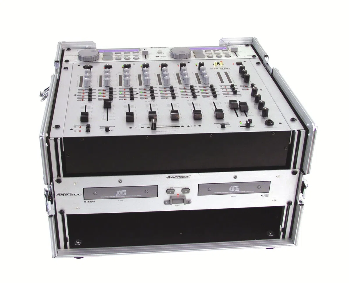 ROADINGER Spezial-Kombi-Case Profi, 4HE | Flightcase für 483-mm-Geräte (19")