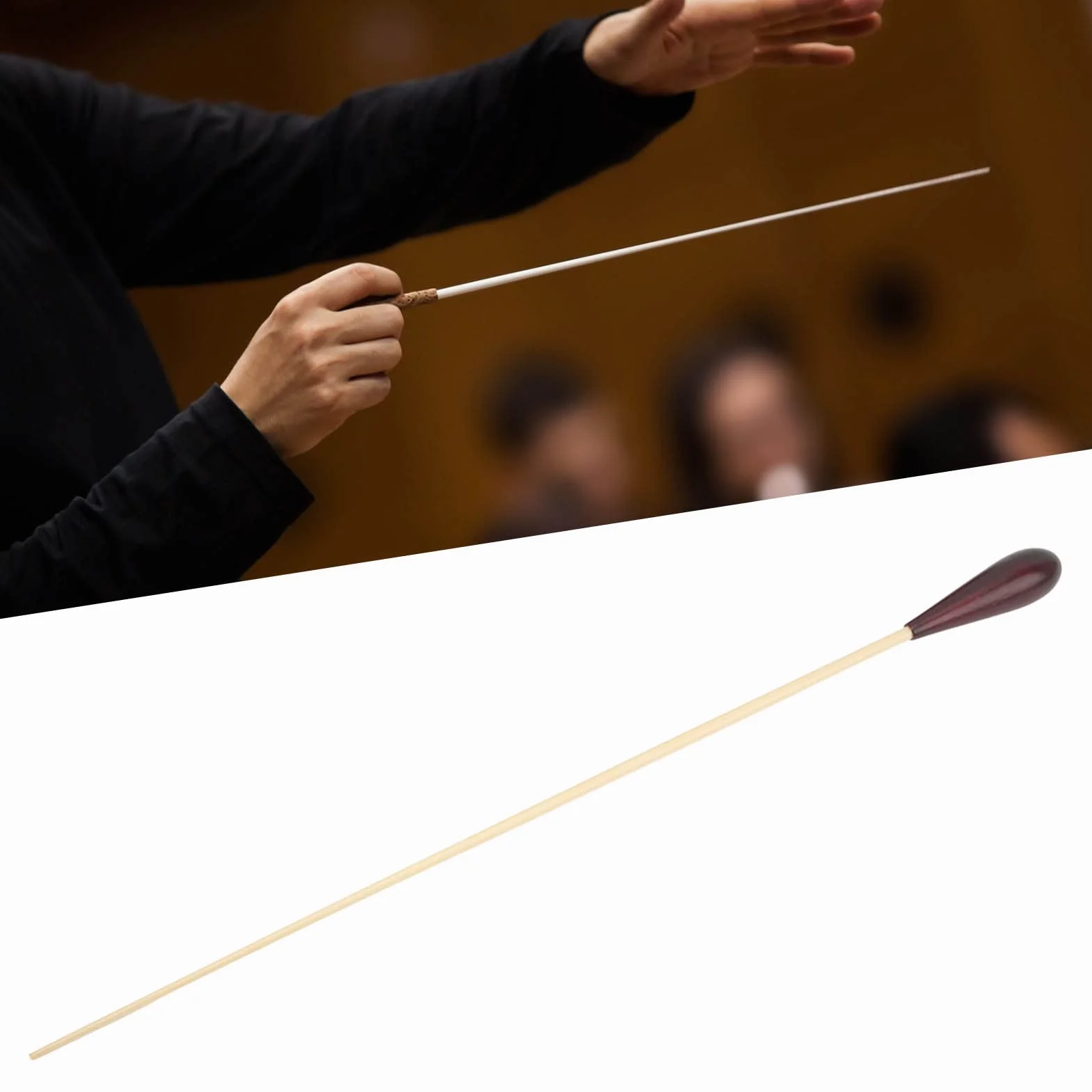 Professioneller Musik Dirigieren Taktstock Orchester Holzgriff Ahorn mit Holzkiste