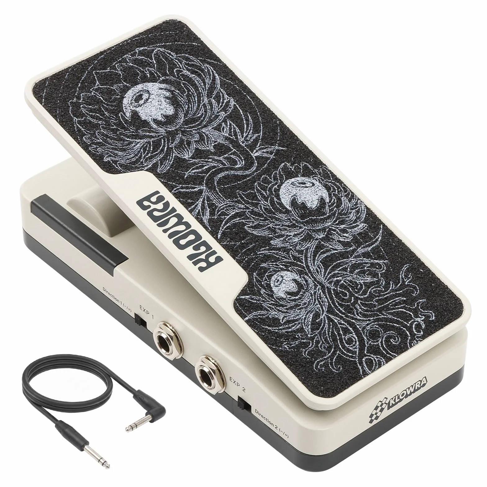 x Hotone Mantra Dual Expression Pedal Passive Volume EXP 2 in 1 mit TRS Kabel