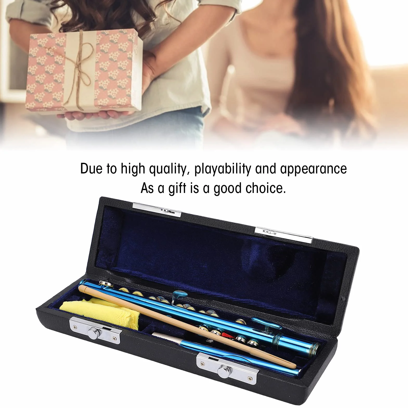 Piccoloflöte, Piccolos Cupronickel E Key Shiny für Anfänger
