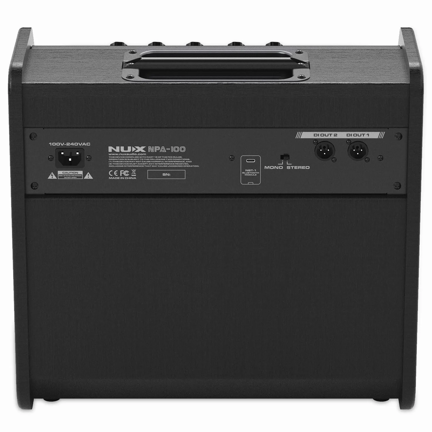 Nux NPA-100 Schlagzeug-Verstärker E-Drum Monitor mit keepdrum Klinkenkabel