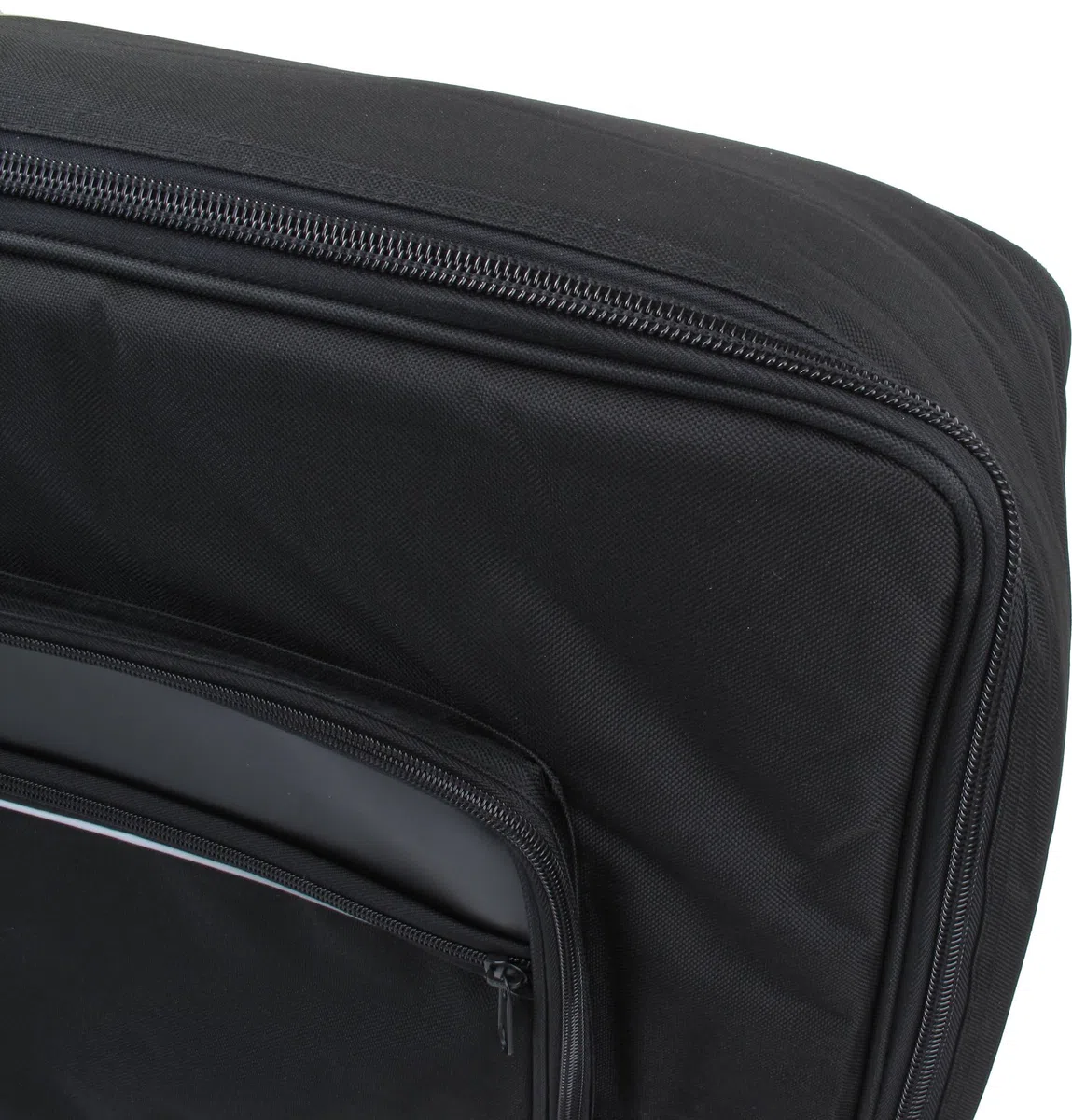 Classic Cantabile KT-D Keyboardtasche Größe D schwarz (Innenmaße 140 x 40 x 15cm, Schaumstoffpolsterung, Reiß- und Wasserfest, Rucksackgurte verstellbar)