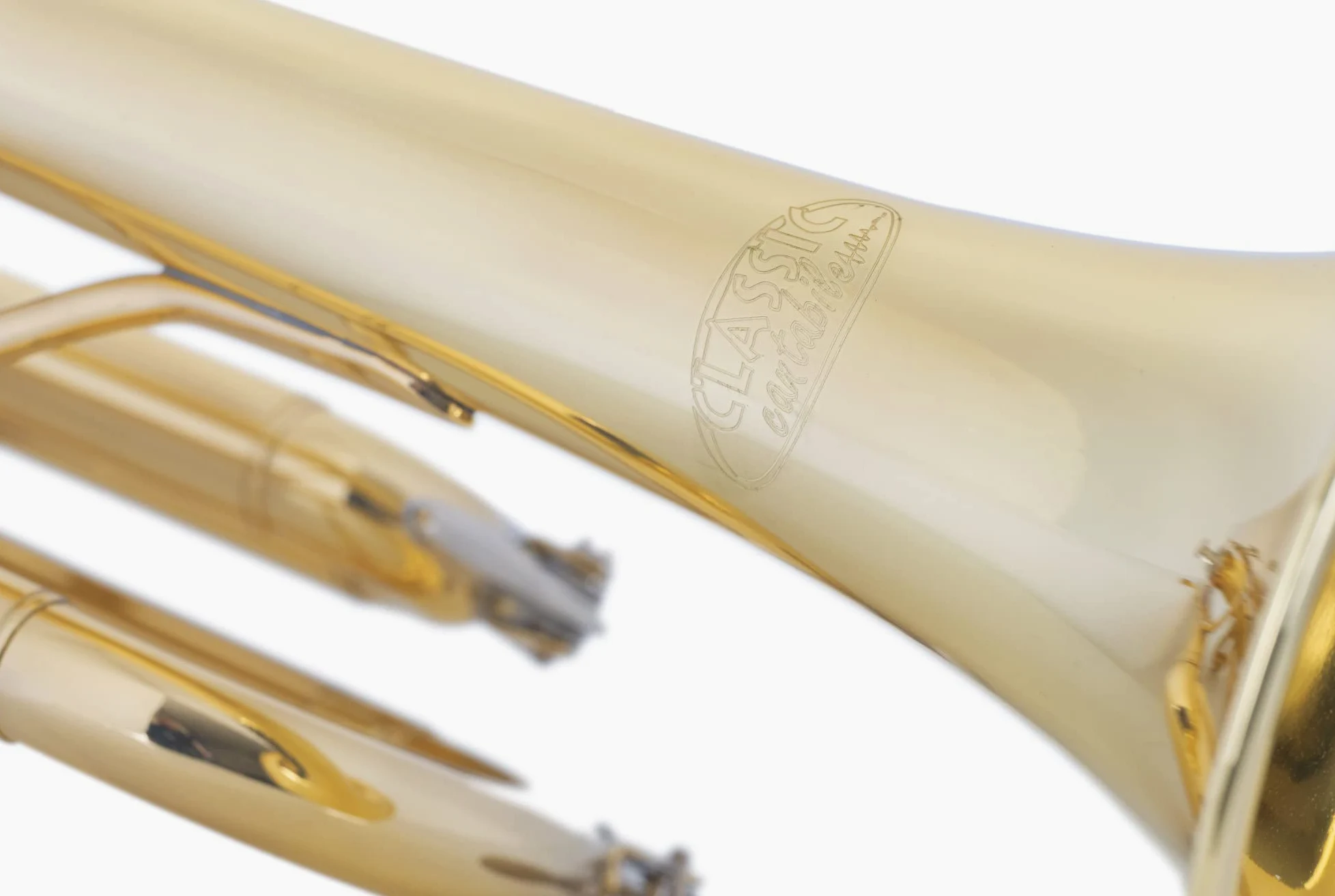 Classic Cantabile TR-30L Bb-Trompete (Schallbecher Messing 123 mm, Mundrohr Goldmessing, Monel-Ventile, Bohrung 11,65 mm)