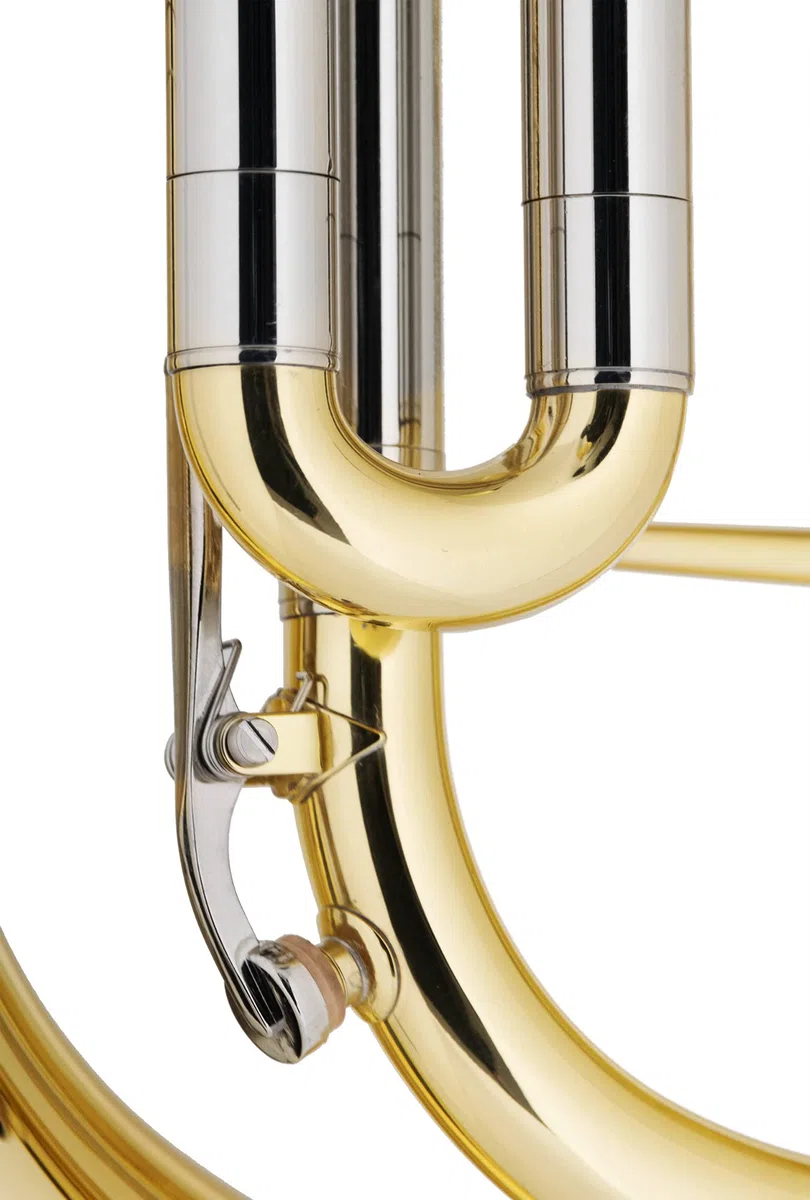 Classic Cantabile EU-1030L Euphonium - Lackiertes Euphonium in Bb - Aus Messing - Bohrung: 14,4 mm - Schallbecher-Ø: 300 mm - Edelstahl-Ventile - Inkl. Hartschalenkoffer