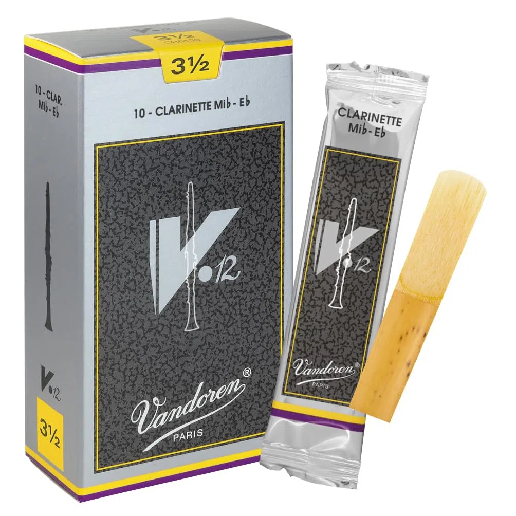 Vandoren CR6135 V12 Eb Clarinet Reeds (Strength 3.5) (Pack of 10)