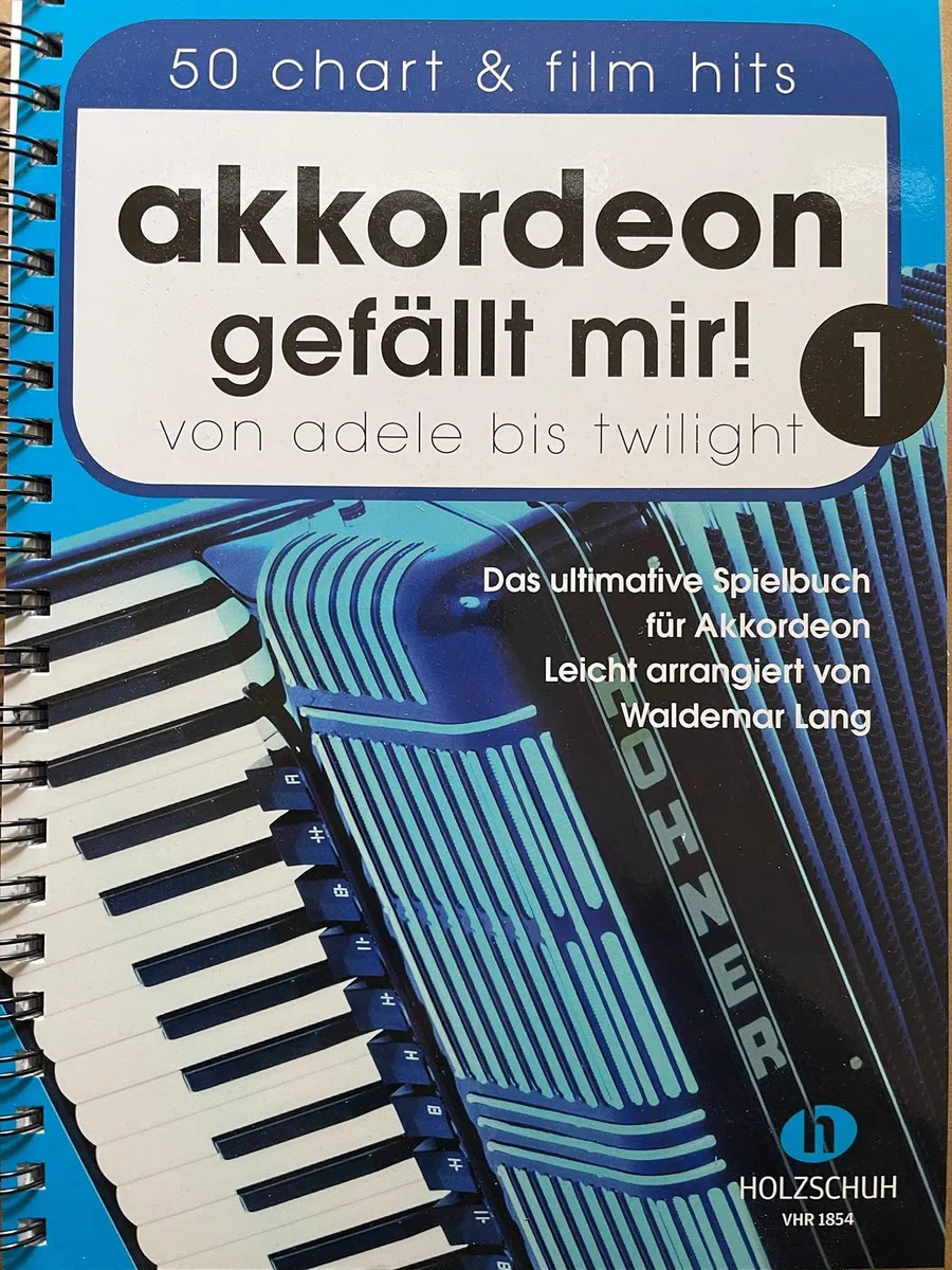 Akkordeon gefällt mir Band 1 - das ultimative Spielbuch für Akkordeon von ADELE bis TWILIGHT - 50 Hits leicht arrangiert - Ausgabe in Ringbindung (Noten)