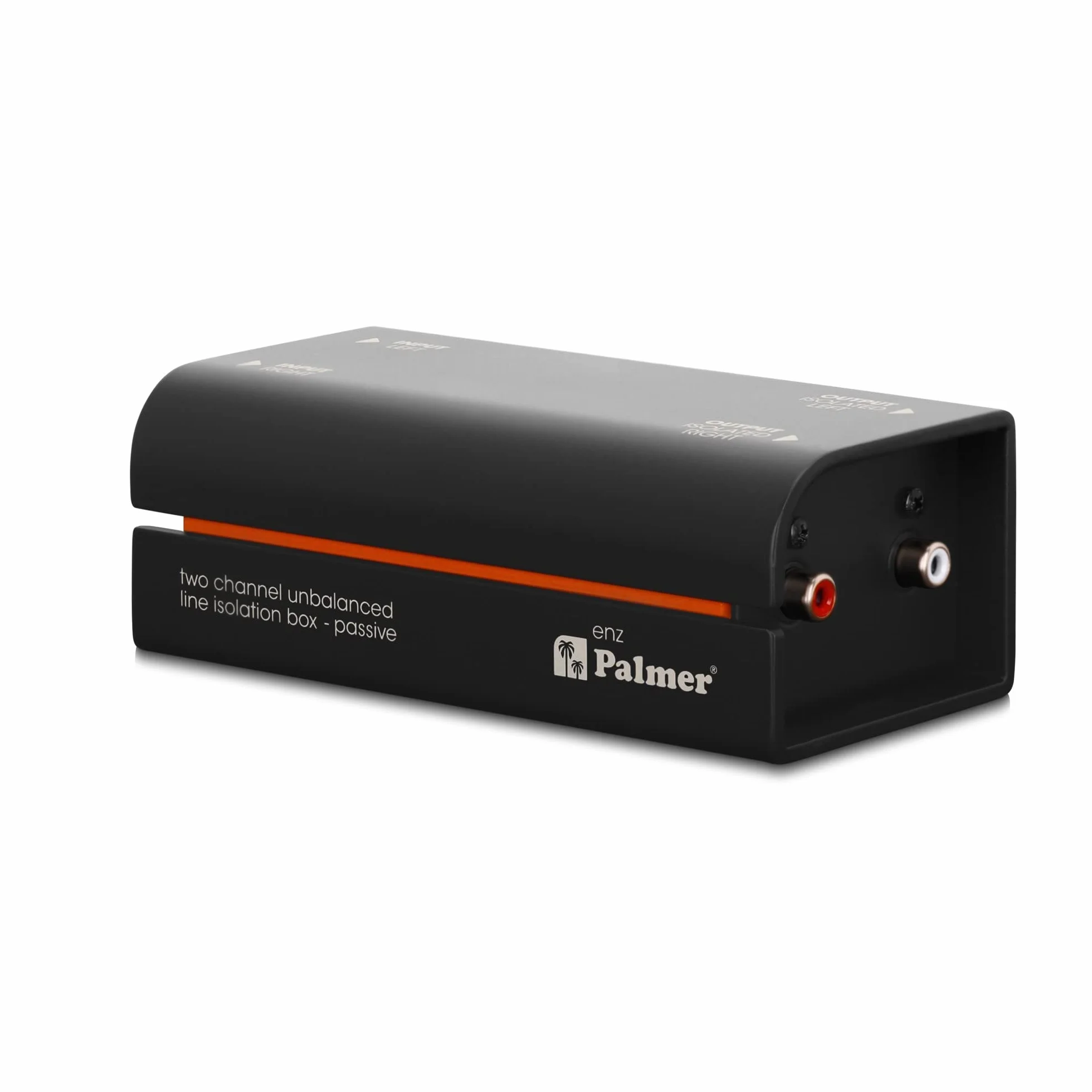 Palmer RIVER enz - Passive 2-Kanal Line Isolation Box, unsymmetrisch, schwarz