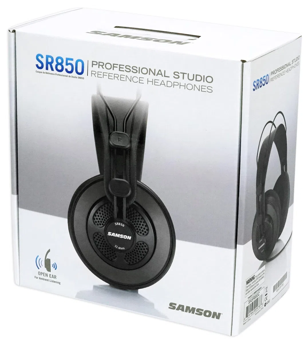 Samson 208983 SR850 Professional Studio Reference Headphones, schwarz