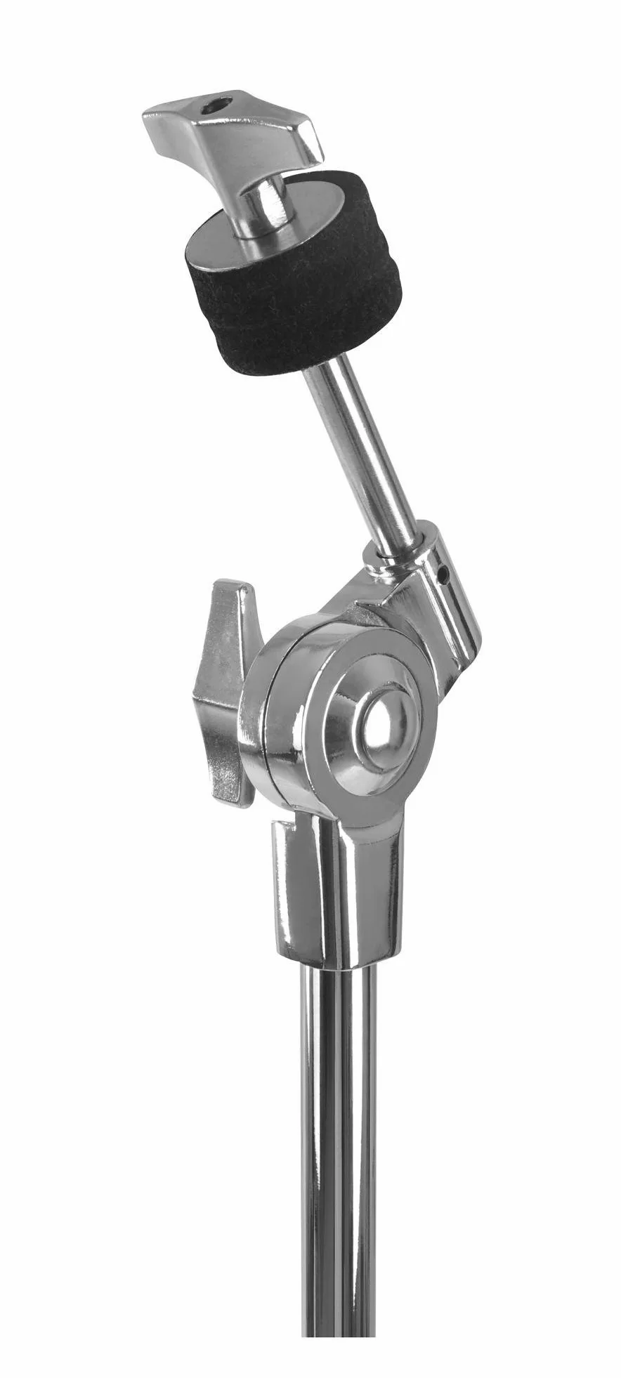 XDrum Beckenständer Semi gerade - Cymbal Stand für Schlagzeug - höhenverstellbar 70 bis 140 cm - doppelstrebig - Memory Lock System - klappbar - leicht transportierbar - ohne Becken - Chrom