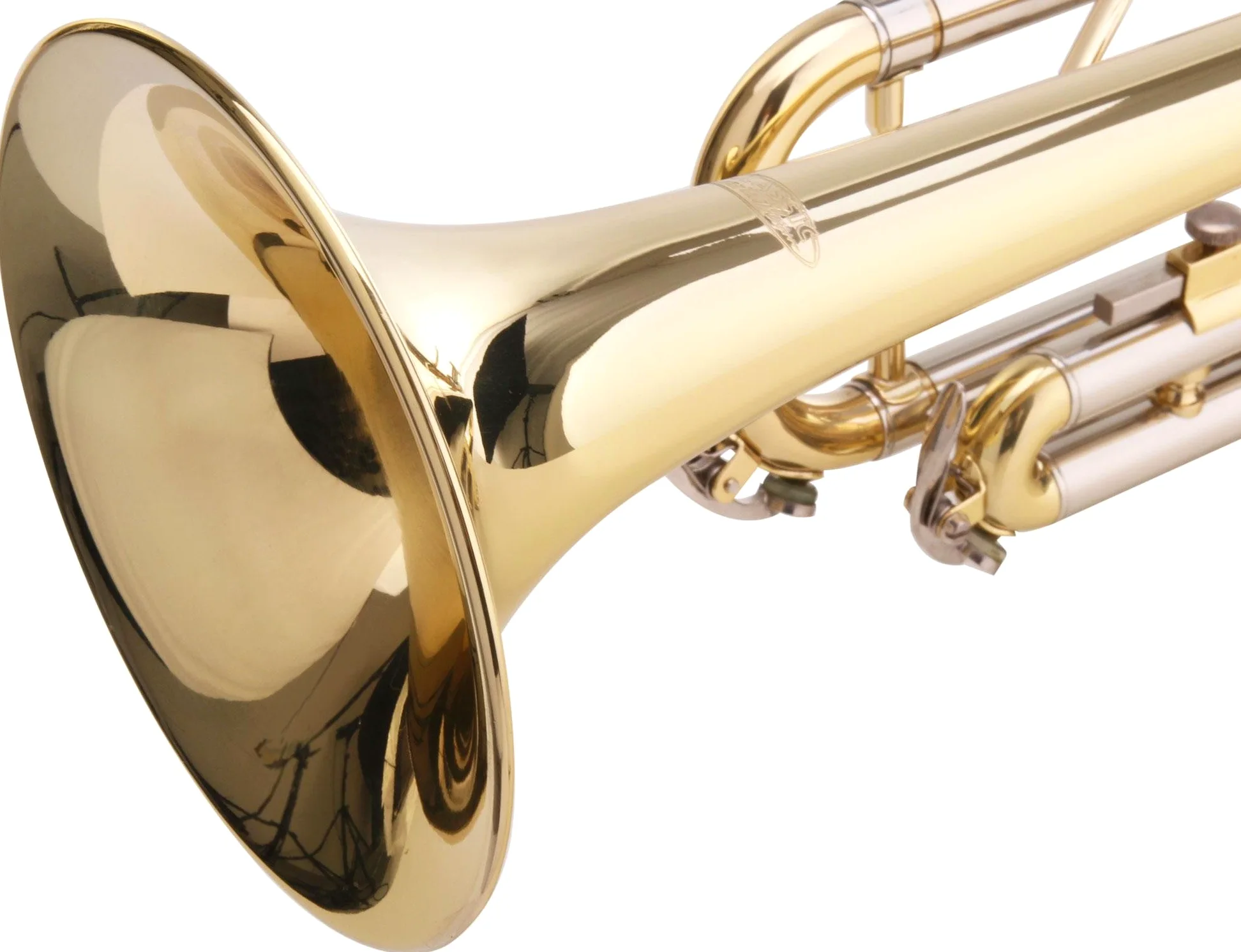 Classic Cantabile TR-39 Bb-Trompete (Schallbecher Messing 125 mm, Mundrohr Goldmessing, Stimmzug Neusilber)