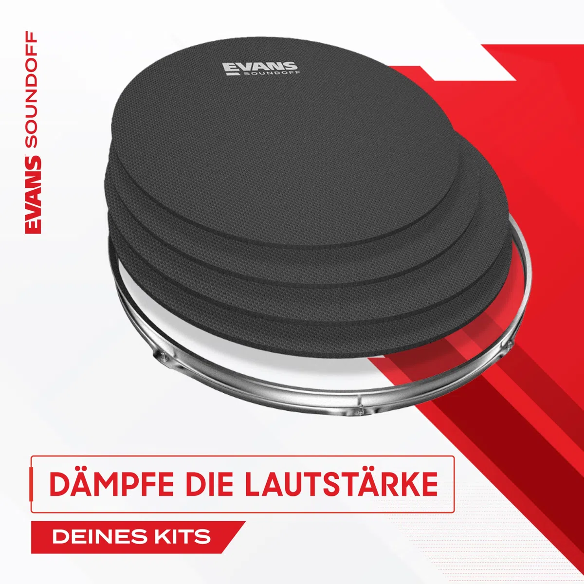 Evans Sound Off Mute Pack Standard 12,13,14,16