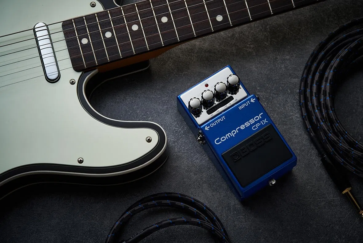 BOSS CP-1X Kompressor Pedal Blau