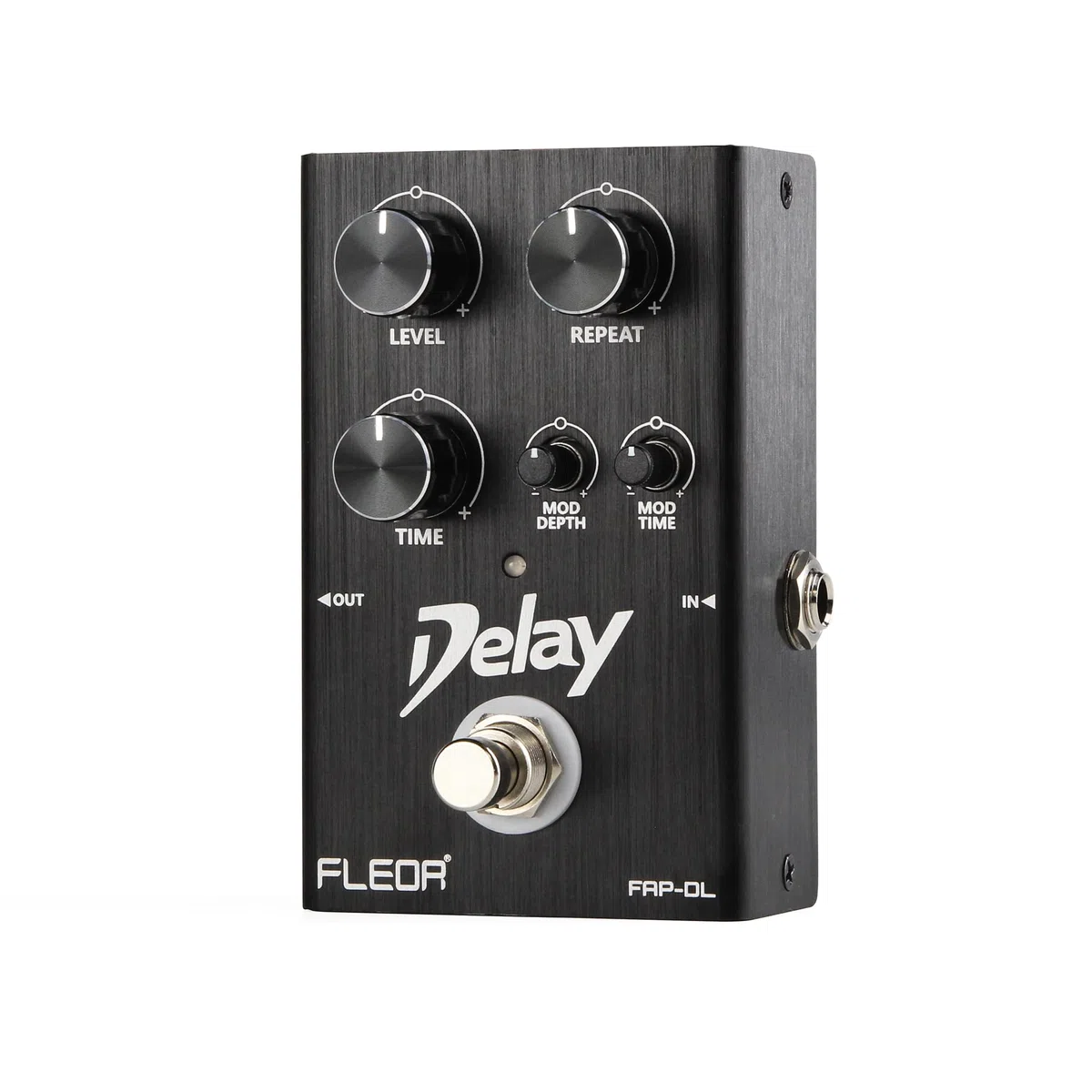 FLEOR Analog-Delay-Pedal mit Modulation, warmen Ambient-Echo-Effekten, True-Bypass-Gitarrenpedal für E-Gitarre, Bass und Synthesizer