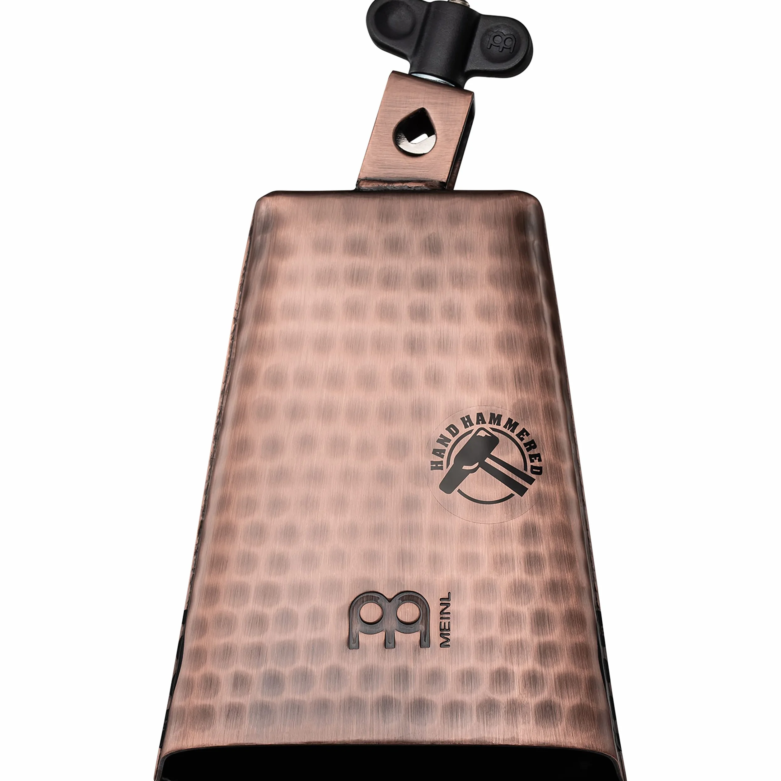 Meinl Percussion Hammered Timbales Cowbell - Mittelgroßes Aufschlagidiophon - Länge 6,25 Zoll - Montierbar - Handgehämmert - Kupfer, Natur (STB625HH-C)
