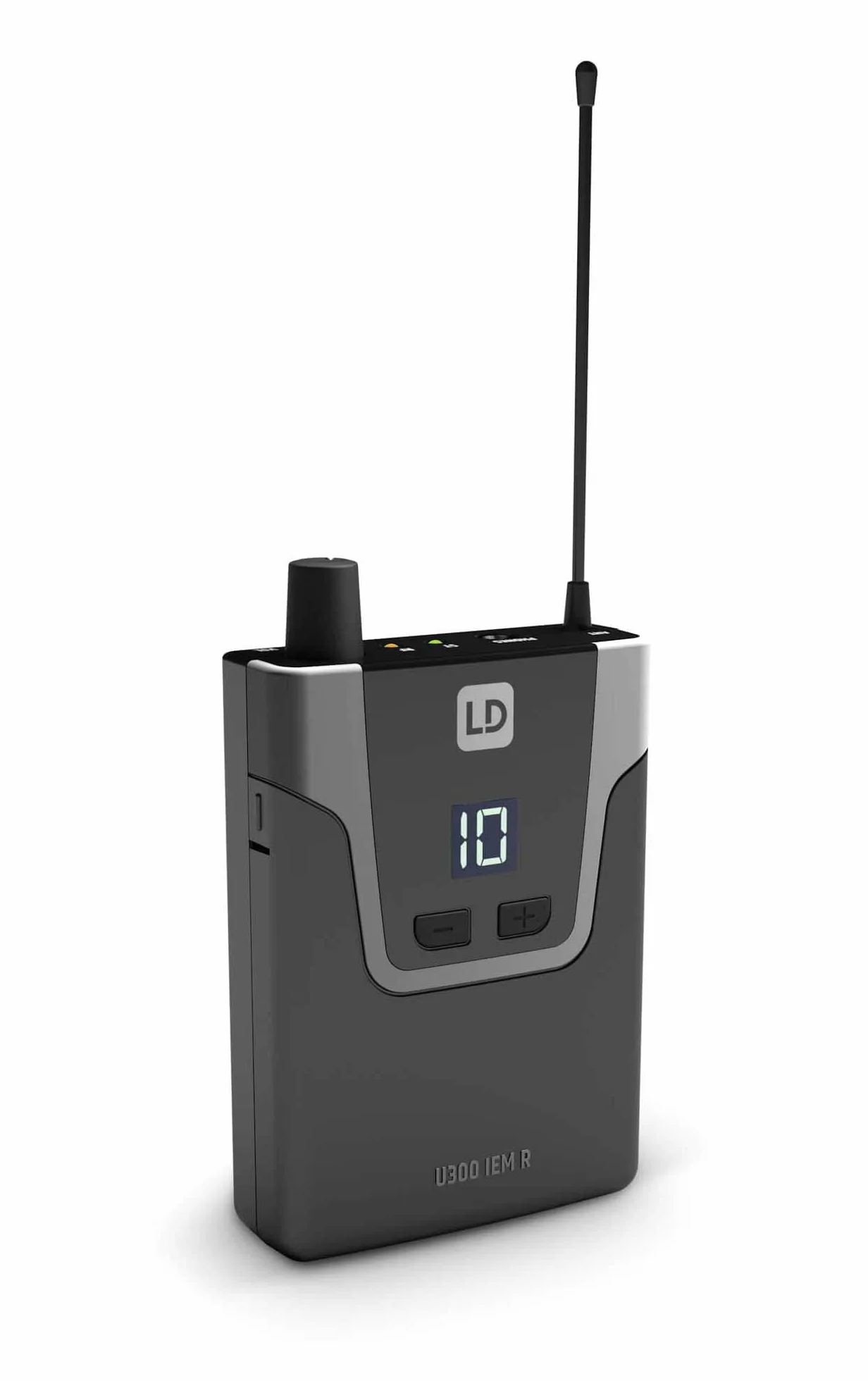 LD Systems U308 IEM - In-Ear Monitoring-System mit Sender und Bodypack, 863-865 MHz + 823-832 MHz, schwarz