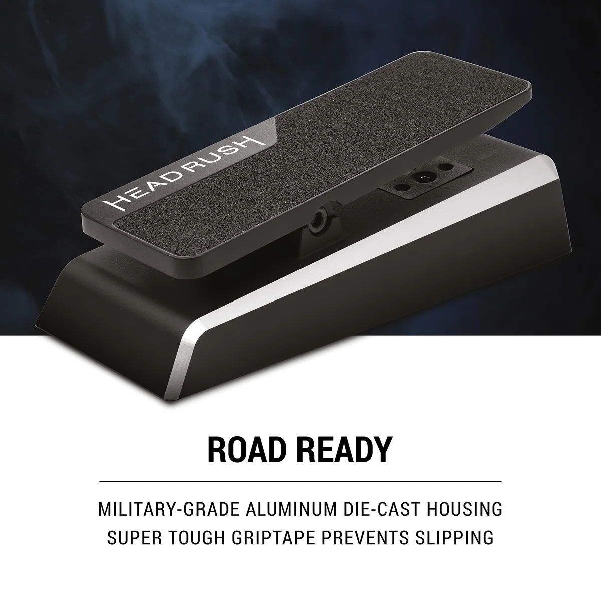 HeadRush Expression Pedal – Expression Pedal für Gigboard, Pedalboard und Looperboard mit federndem Zehenschalter