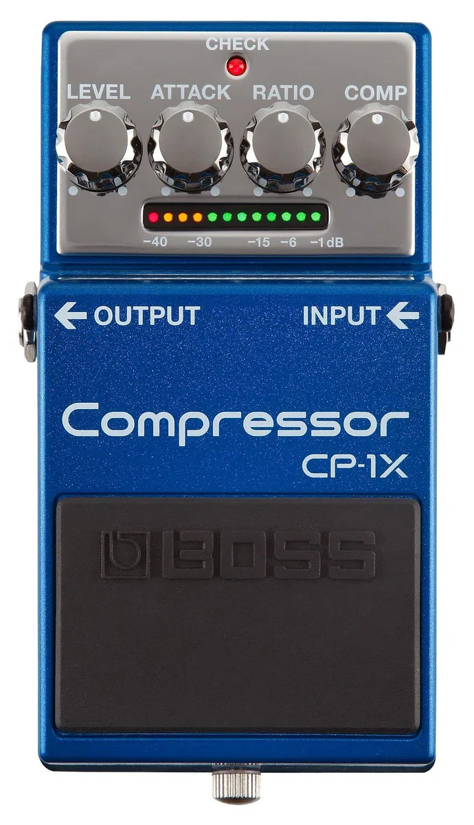 BOSS CP-1X Kompressor-Gitarrenpedal, Gitarren-Kompressor der nächsten Generation auf Basis der wegweisenden MDP-Technologie