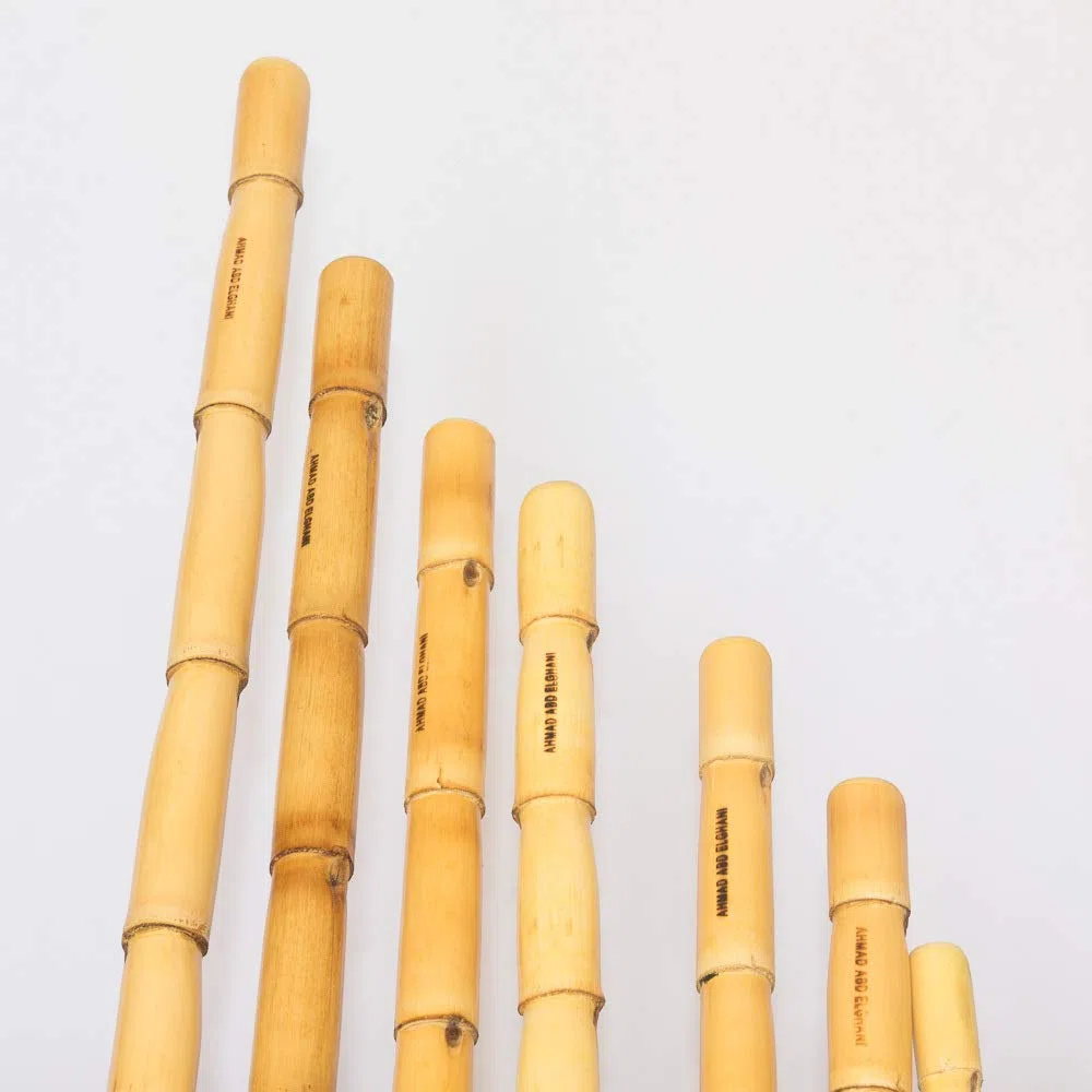 Professionelles arabisches Nay ney Komplettes Set mit 7 Flöten Ahmad Abd El Ghani + Hartschalenkoffer mit Hartschalenkoffer