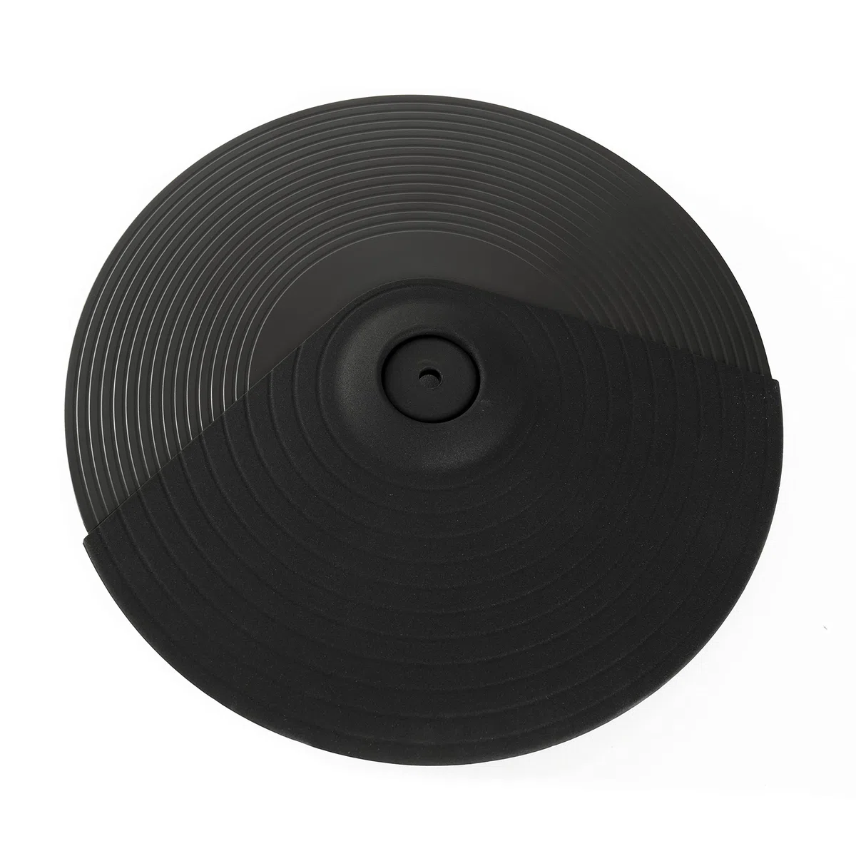 Fame FCP12CSDD Crash Cymbal Pad 12", Professionelles E-Drum Pad, Gummispielfläche, Zwei Zonen, Choke Funktion, Kompatibel mit Fame DD-Modelle und Alesis