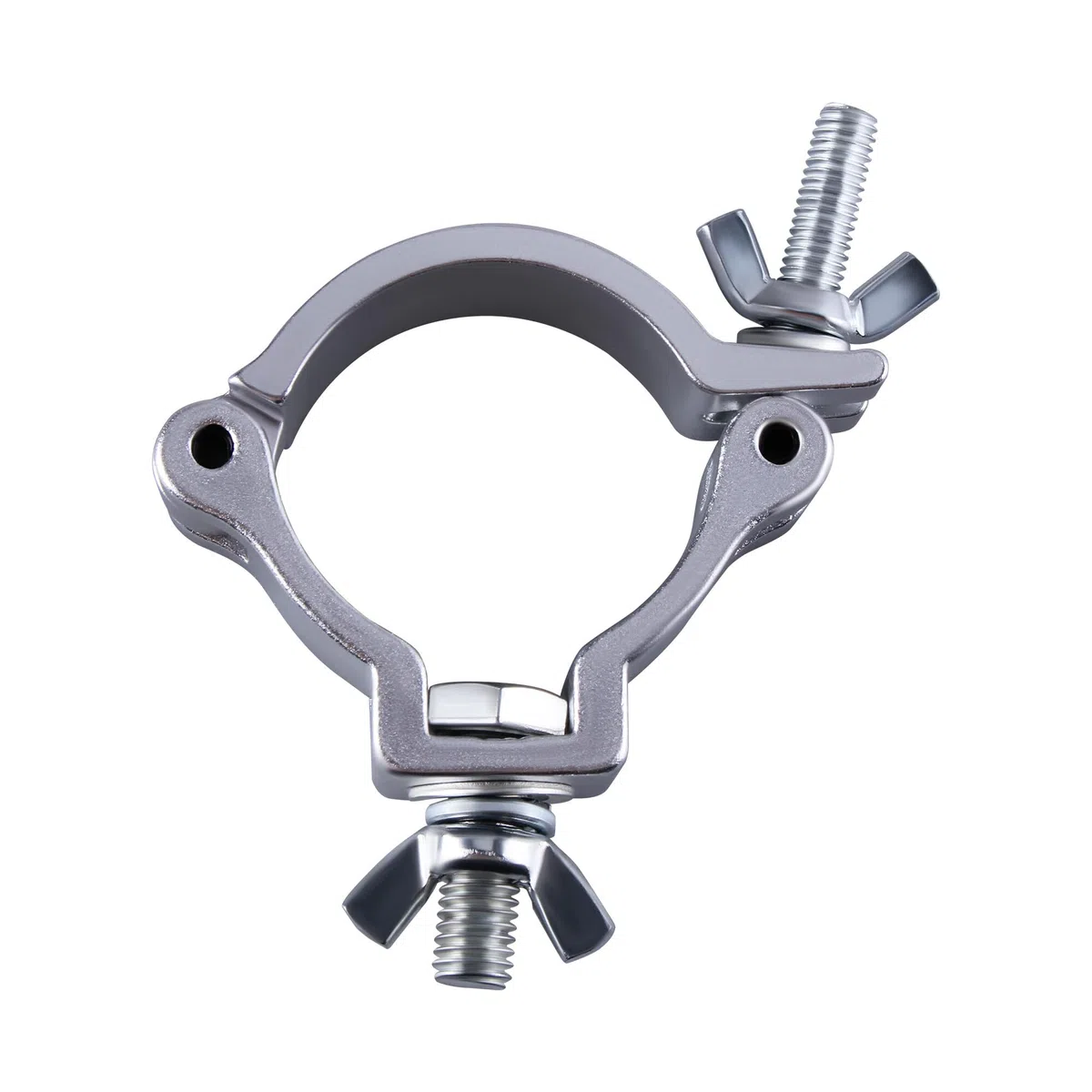 Traversen Klammern,4 Stück Bühnenlicht-Klemmen Aluminiumlegierung Beleuchtung DJ O-Klemmhalterung, Truss Clamp Half Coupler Trussaufnehmer für 48-51mm Traverse
