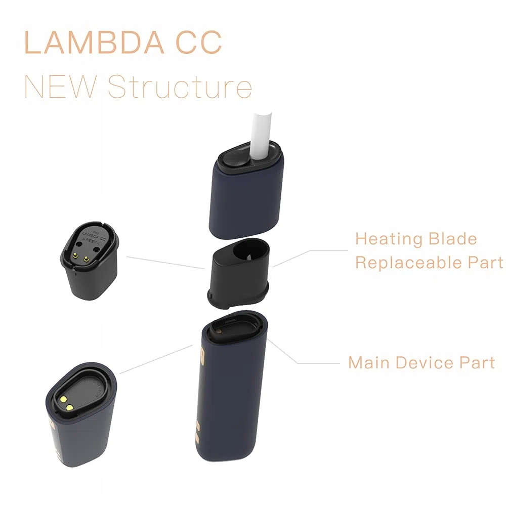 LAMBDA CC Heat-not-burn-Geräte(schwarz)