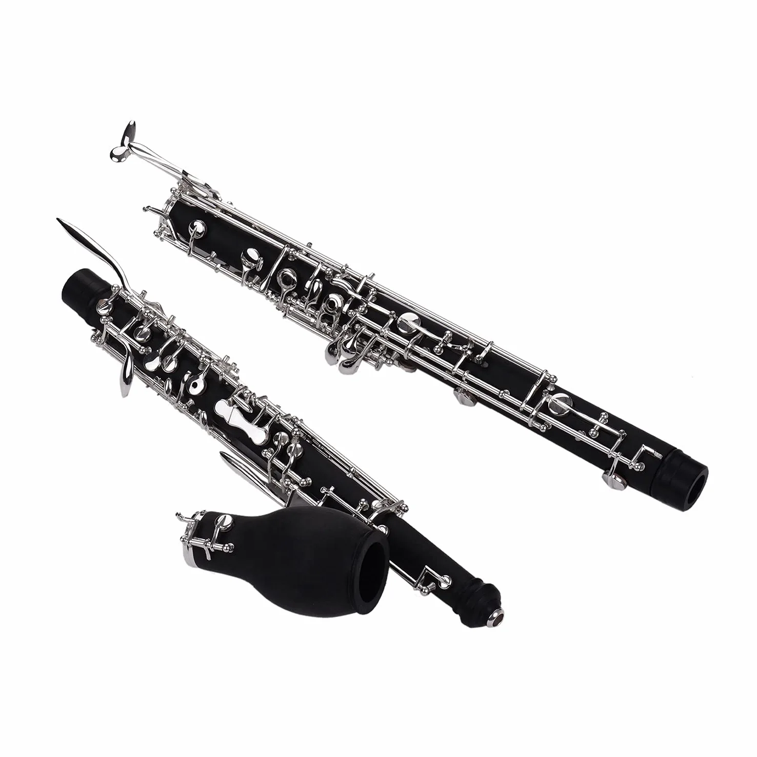 Englischhorn Alt-Oboe F-Tonart Kunstholz versilberte Tasten Holzblasinstrument mit Rohrblatt