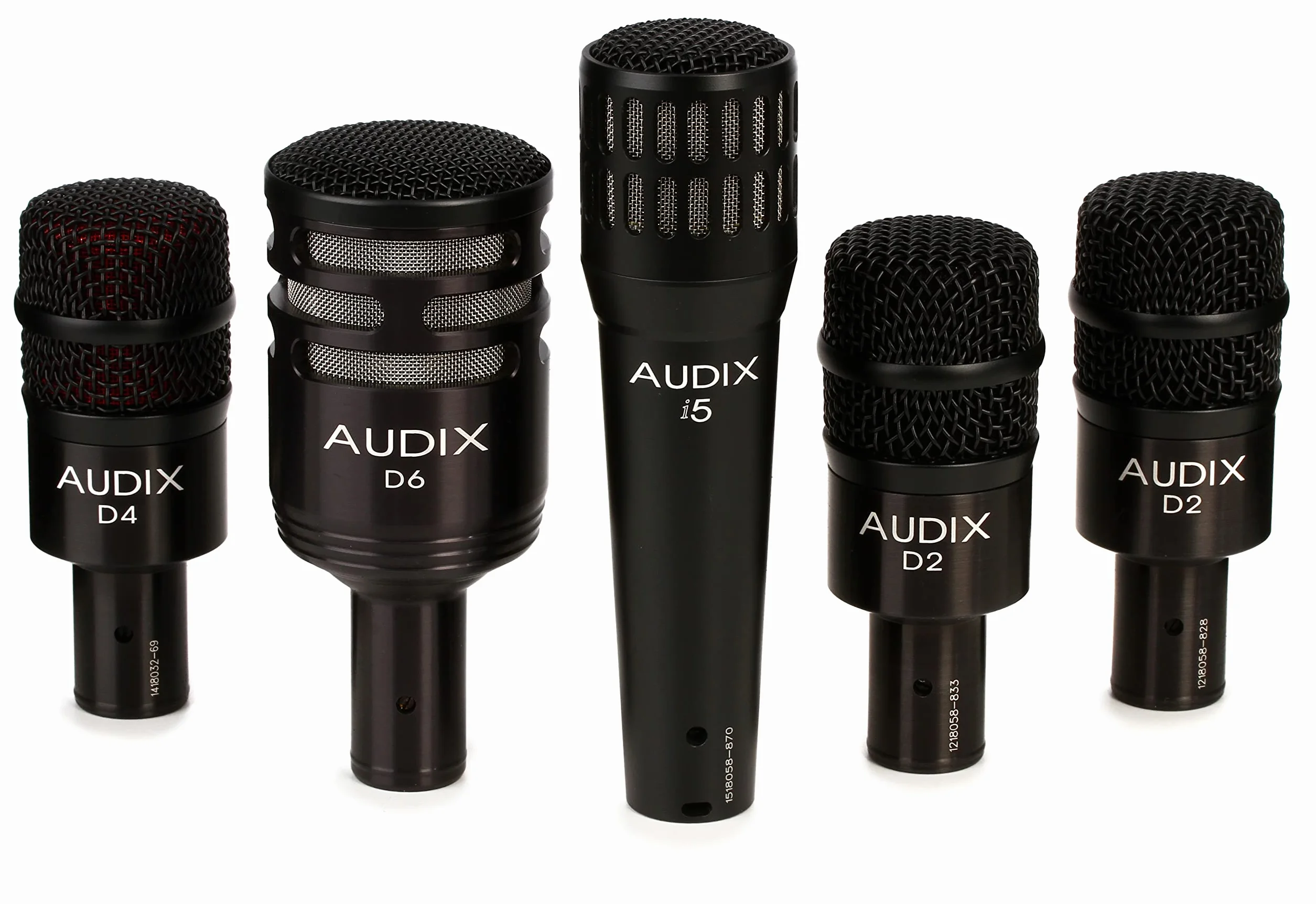 Audix DP-5-A Mikrofon-Zusammenstellung für Drum-Sets mit 5 Mikrofonen und Zubehör