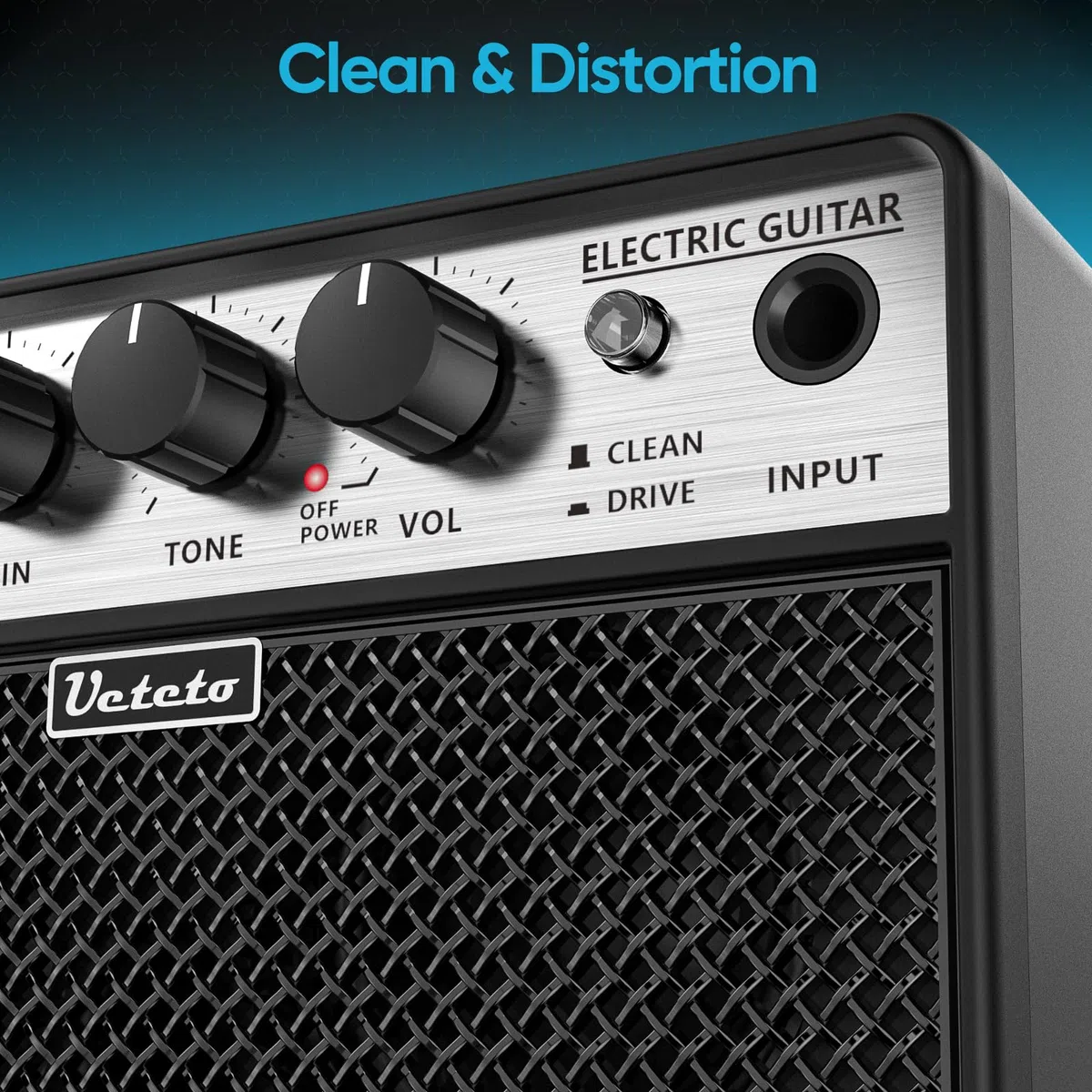 Ueteto 10 W Mini-Gitarrenverstärker