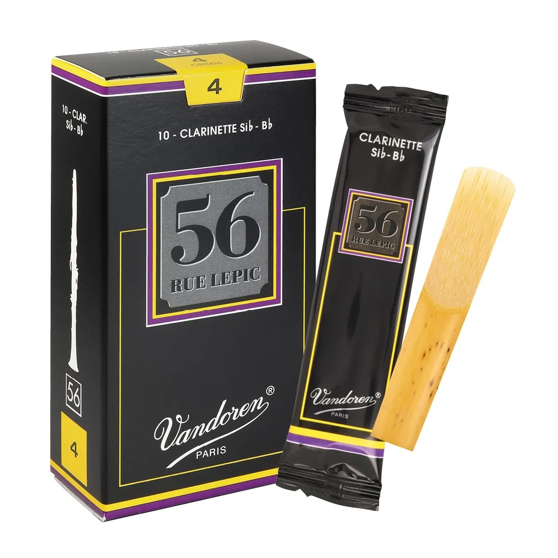 Vandoren Blatt Bb-Klarinette 56 Rue Lepic Stärke: 4