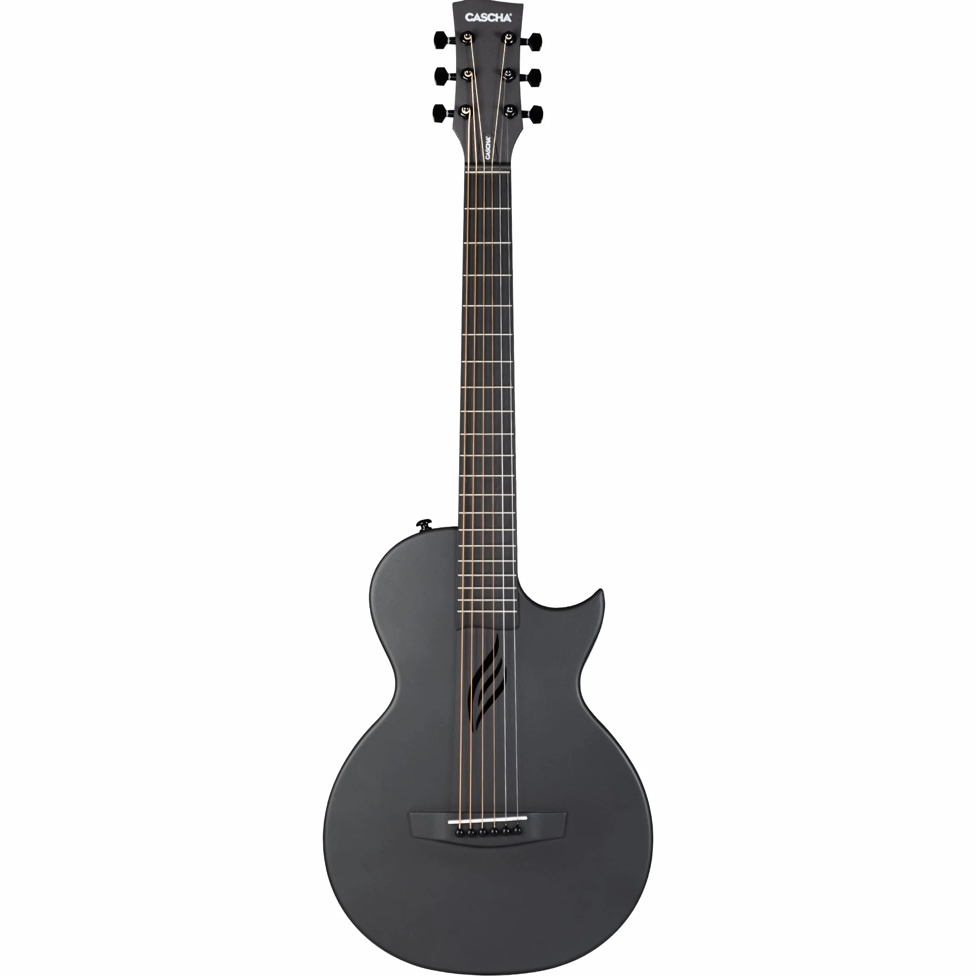 Cascha Akustikgitarre aus Kohlefaser, Anfänger Gitarre für Erwachsene, Reisen, inkl. Gigbag