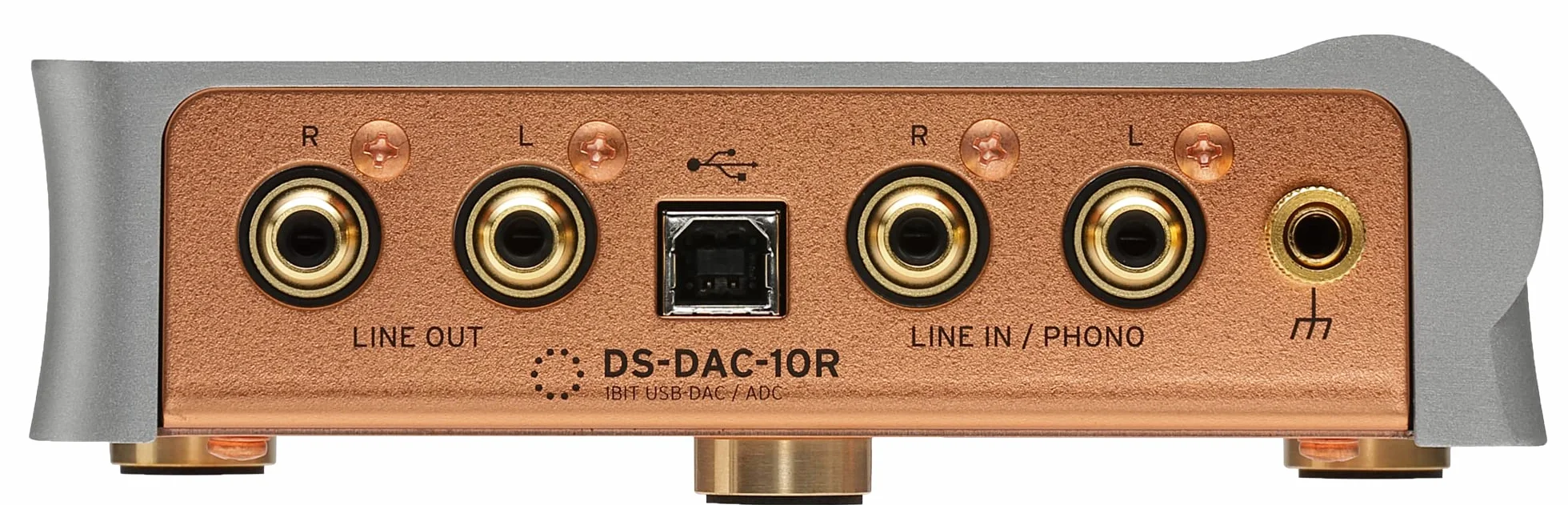KORG DS-DAC-10R 1Bit USB Audio Interface, Wiedergabe- und Aufnahmesystem, externe Soundkarte, Musik-Streaming, silber