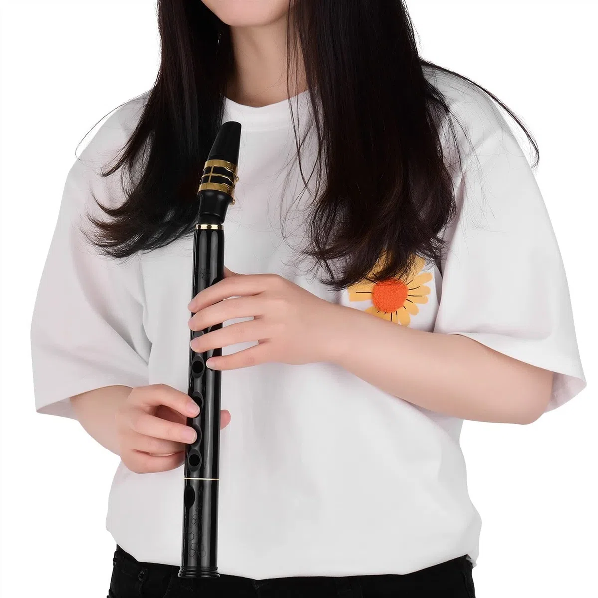 Pocket Sax Mini Tragbares Saxophon mit Tragetasche Windinstrument Schwarz