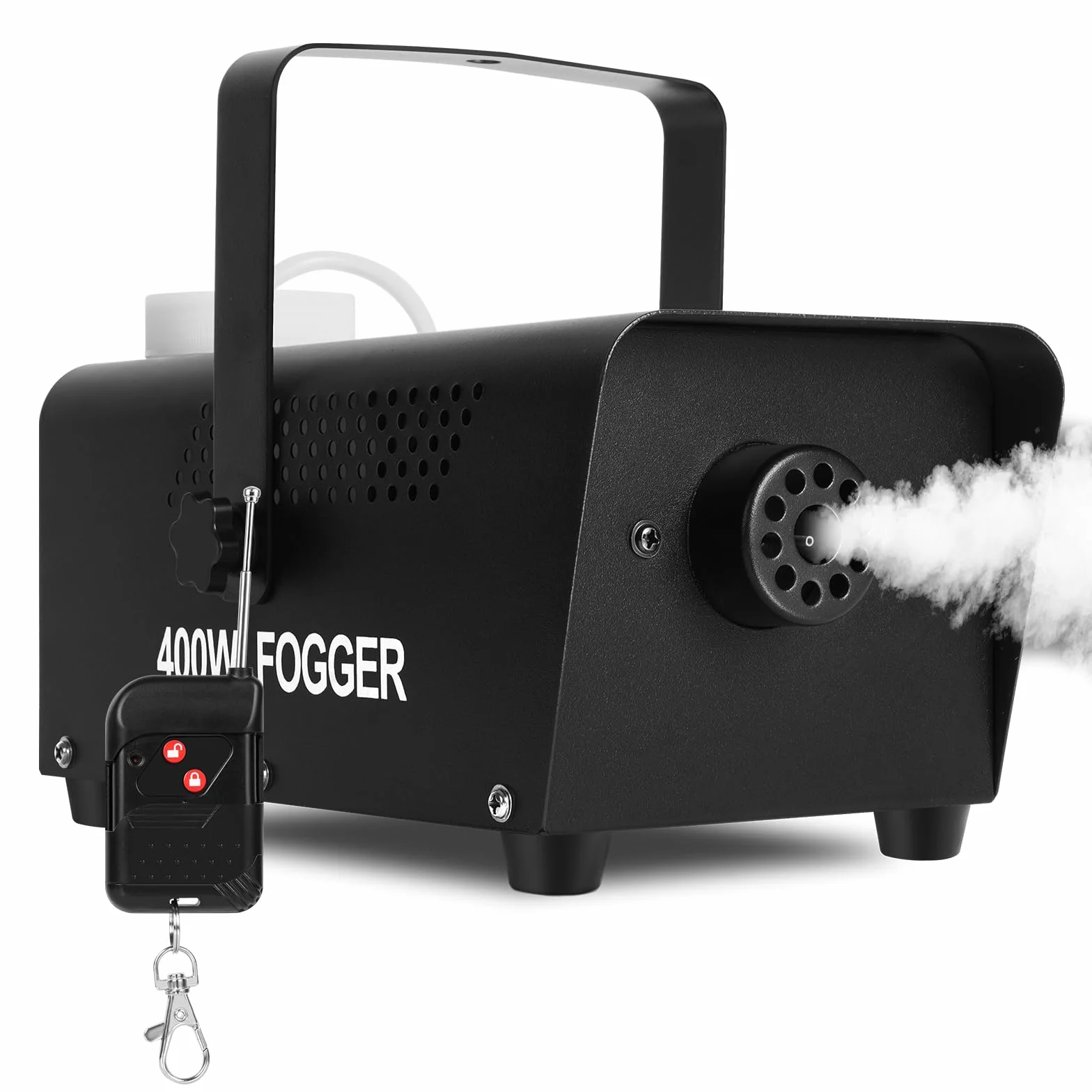 HOTUT Nebelmaschine,Fog-Machine mit Funkfernbedienung,Rauchmaschine,500 WATT Stabil & Tragbar,Smoke Machine,Nebelhersteller perfekt für Hochzeiten, Halloween und Bühnenshows