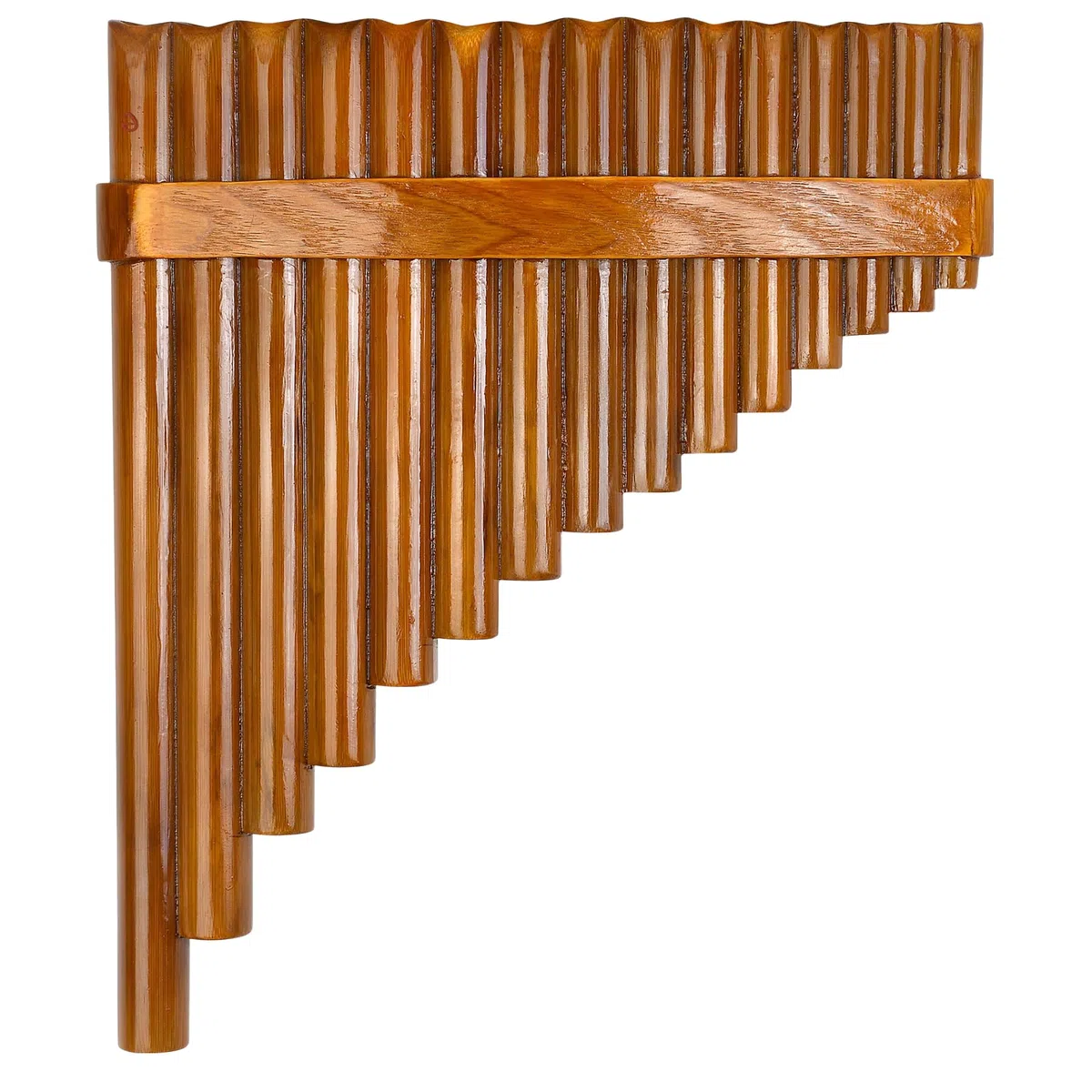 Panflöte Profi 15 Panflöte G Key Panflöte Bambus Dizi Flöte - Perfektes Instrument für Anfänger und Studenten (Rechtshänder)