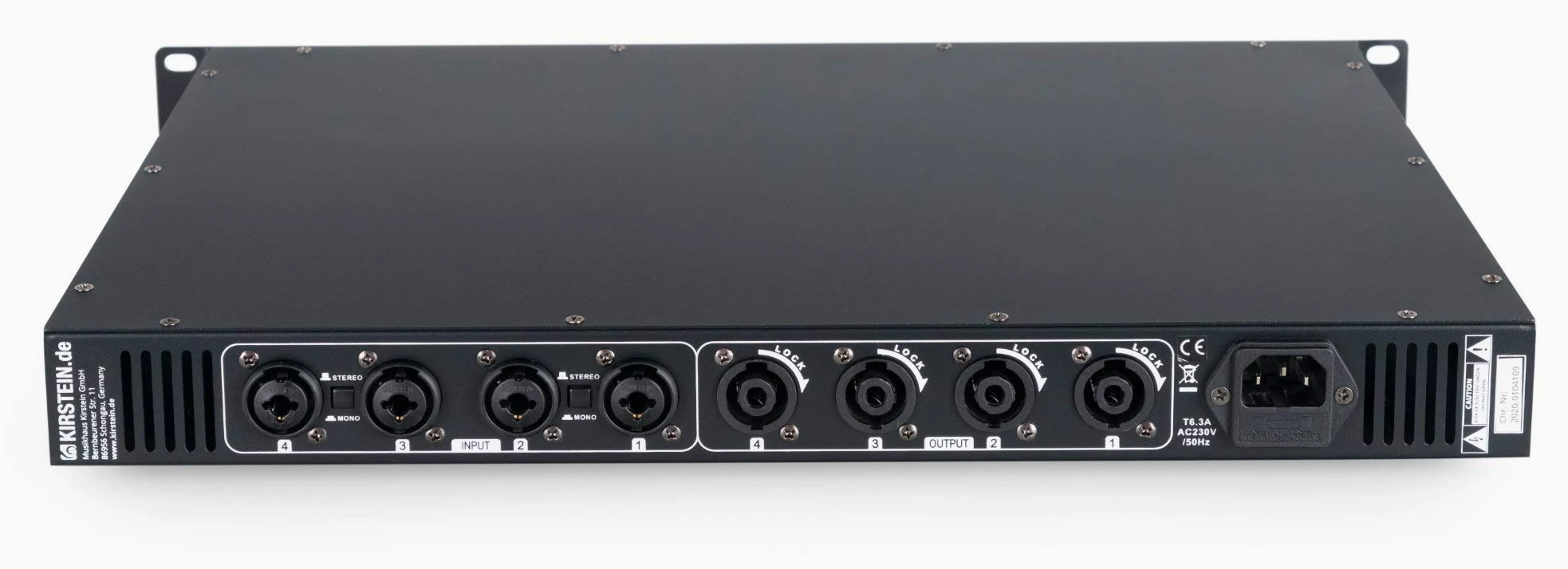 Pronomic P-154E MKII Endstufe - 4-Kanal Endstufe - Leistung RMS/4 Ohm: 4x 150 Watt - Besonders geeignet für Monitor-Betrieb oder Studio/HiFi- 1HE - Schwarz