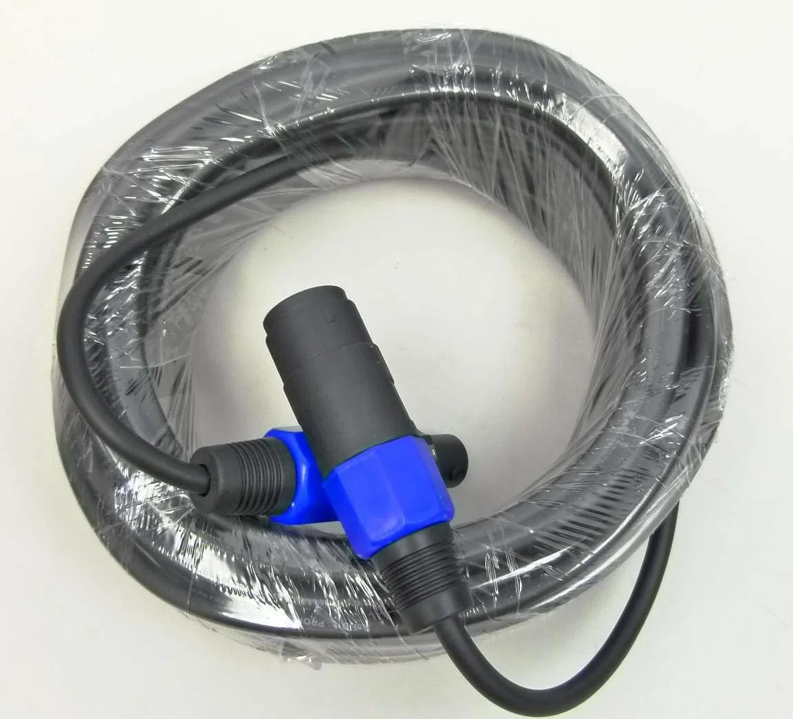 Paccs 1 x 15 m Verlängerungskabel Lautsprecherkabel, Speakon Stecker 4 pol, PA Boxenkabel 2 x 1.5mm² Verlängerung