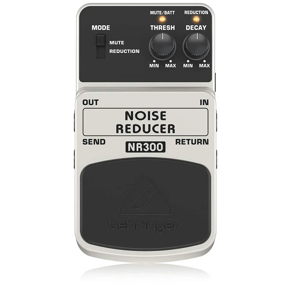 Behringer Noise Reducer NR300 Noise ReductionEffektpedal & Vintage tube overdrive TO800 OverdriveEffektpedal